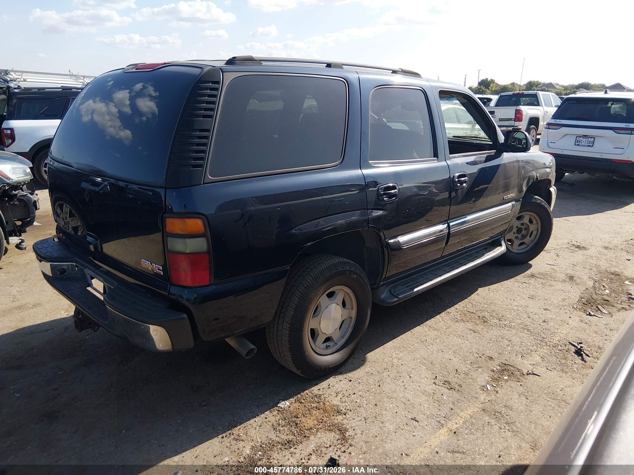 2005 Gmc Yukon Sle Dark Blue vin: 1GKEC13V25R173942