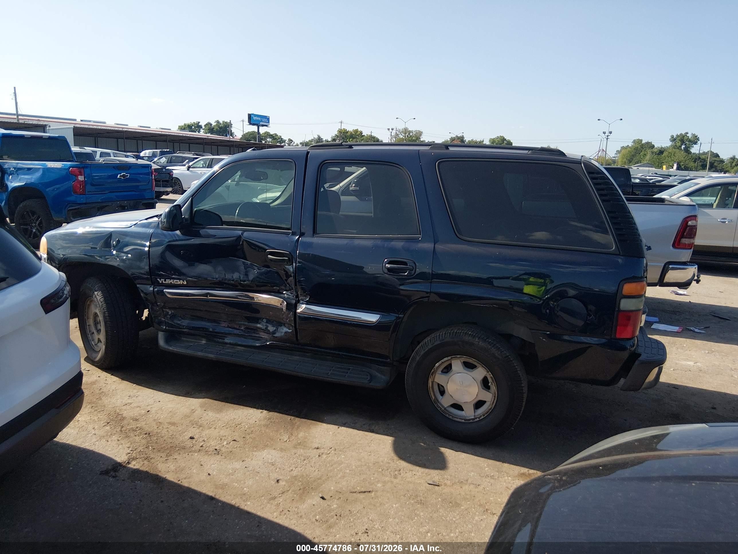 2005 Gmc Yukon Sle Dark Blue vin: 1GKEC13V25R173942