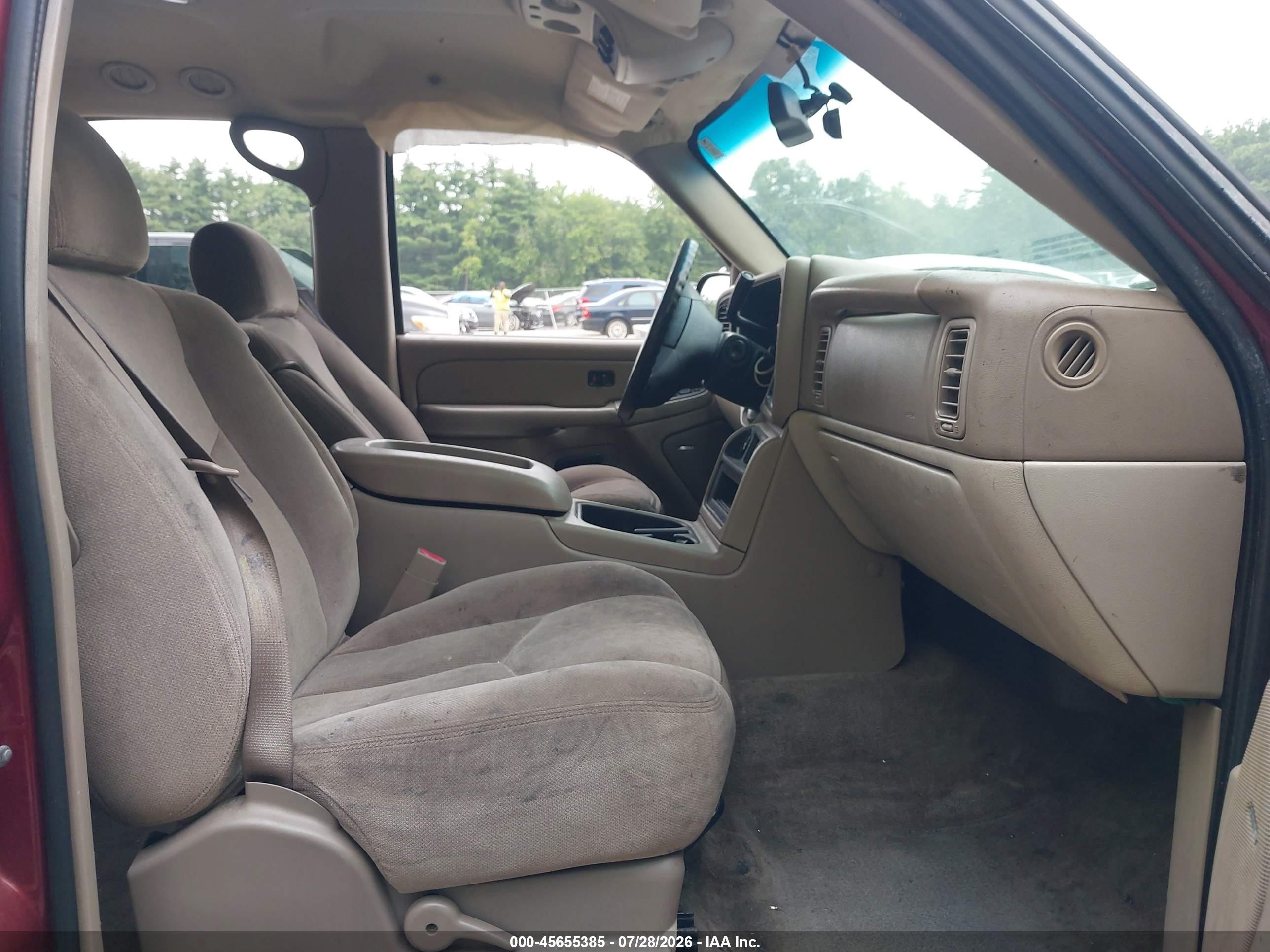 2006 Gmc Yukon Sle Maroon vin: 1GKEC13V46J115850