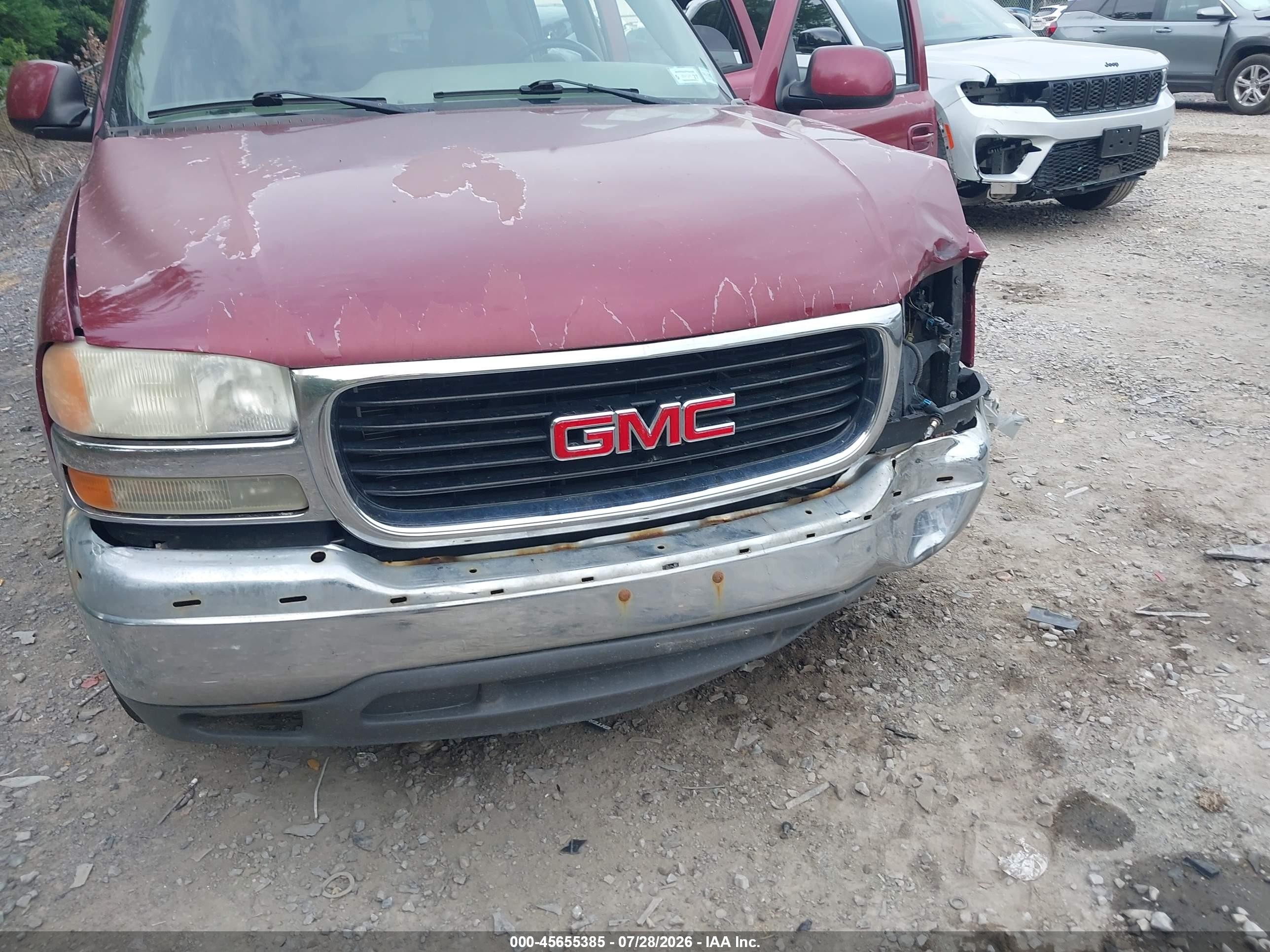 2006 Gmc Yukon Sle Maroon vin: 1GKEC13V46J115850