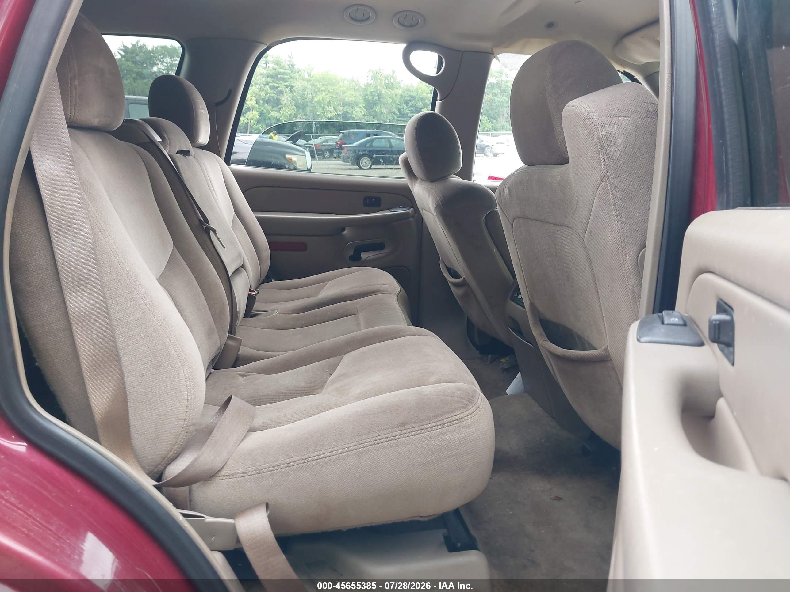 2006 Gmc Yukon Sle Maroon vin: 1GKEC13V46J115850