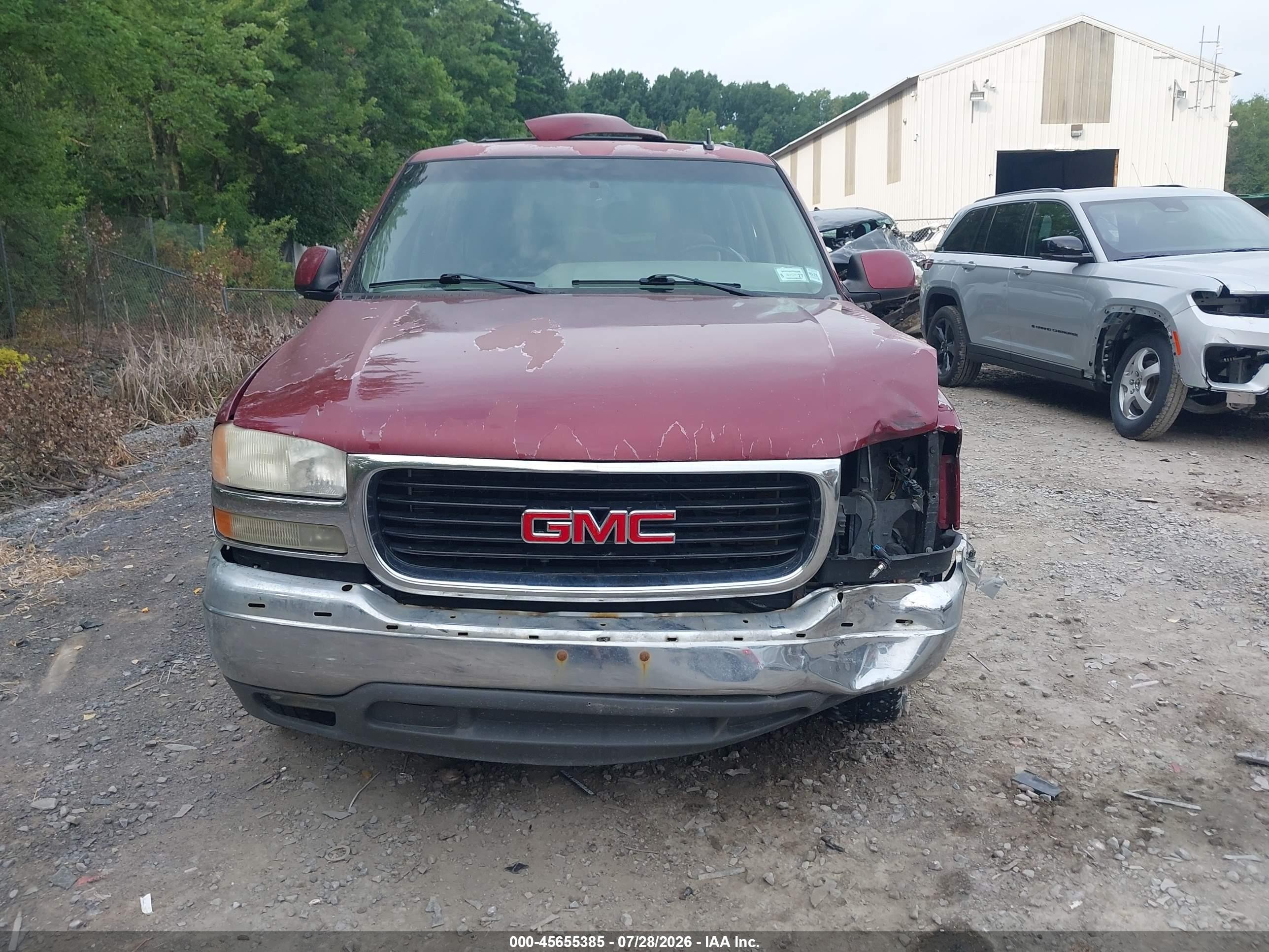2006 Gmc Yukon Sle Maroon vin: 1GKEC13V46J115850