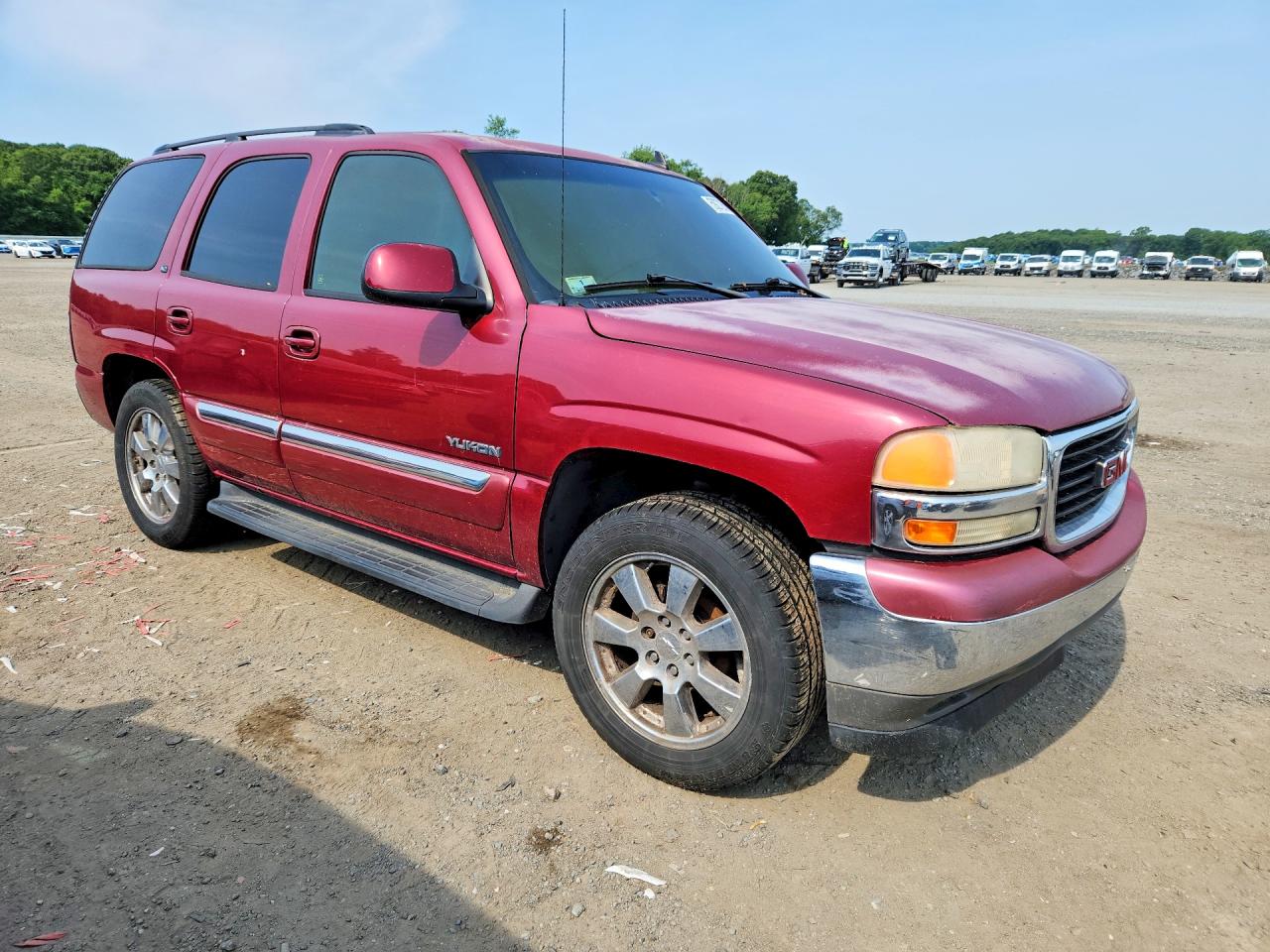 2006 Gmc Yukon Red vin: 1GKEC13V46R105711