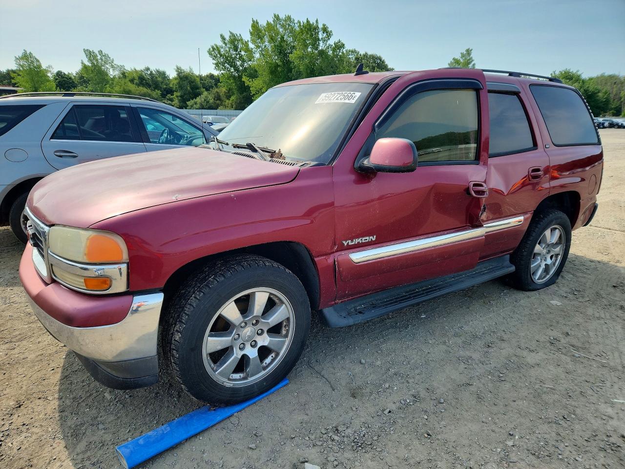 2006 Gmc Yukon Red vin: 1GKEC13V46R105711