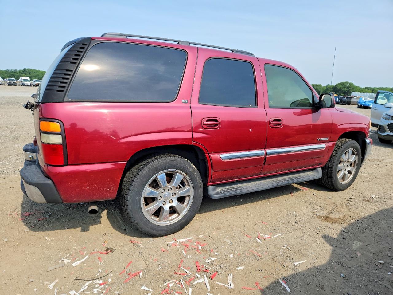 2006 Gmc Yukon Red vin: 1GKEC13V46R105711