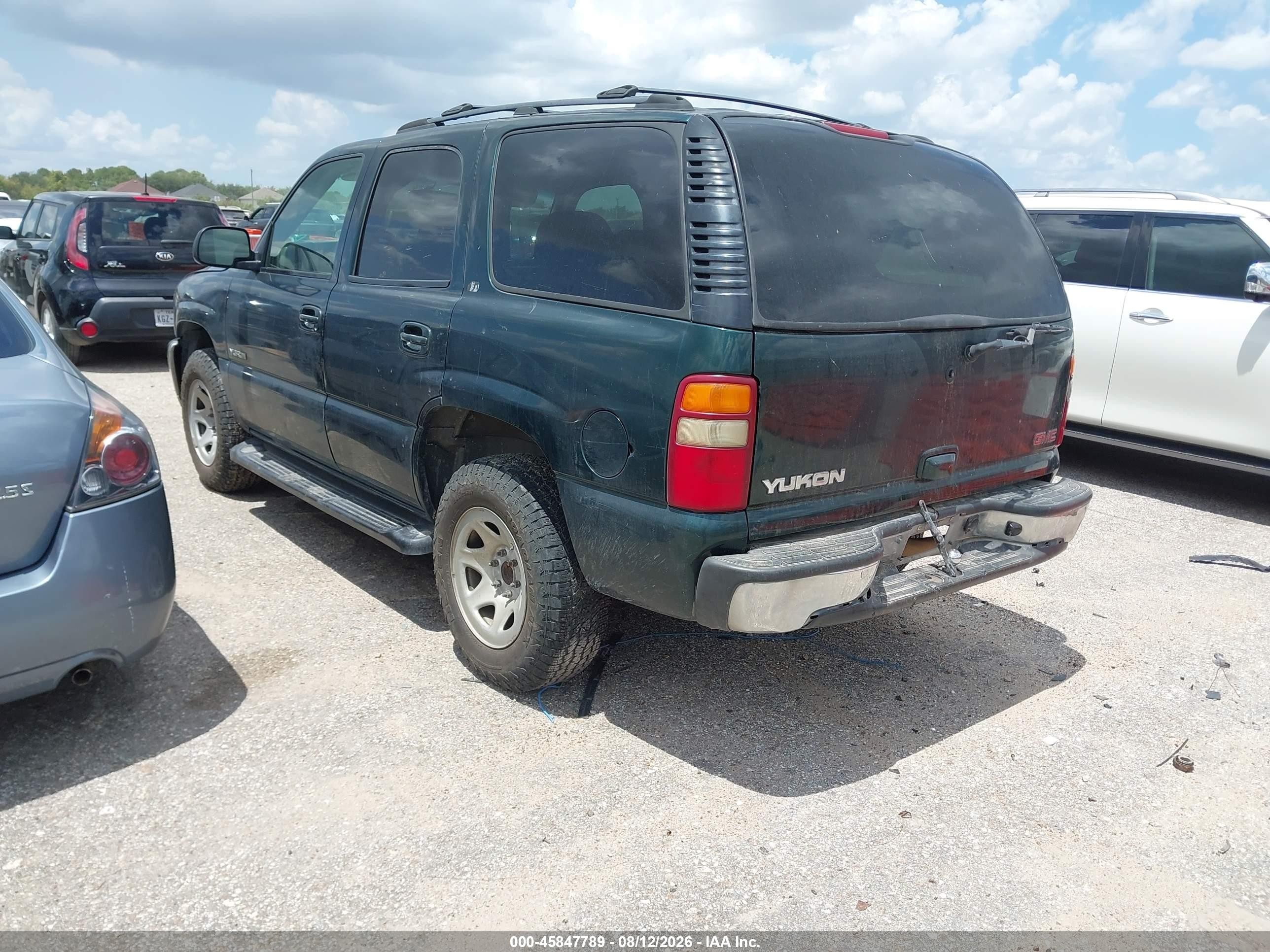 2002 Gmc Yukon Slt Green vin: 1GKEC13V52R327071