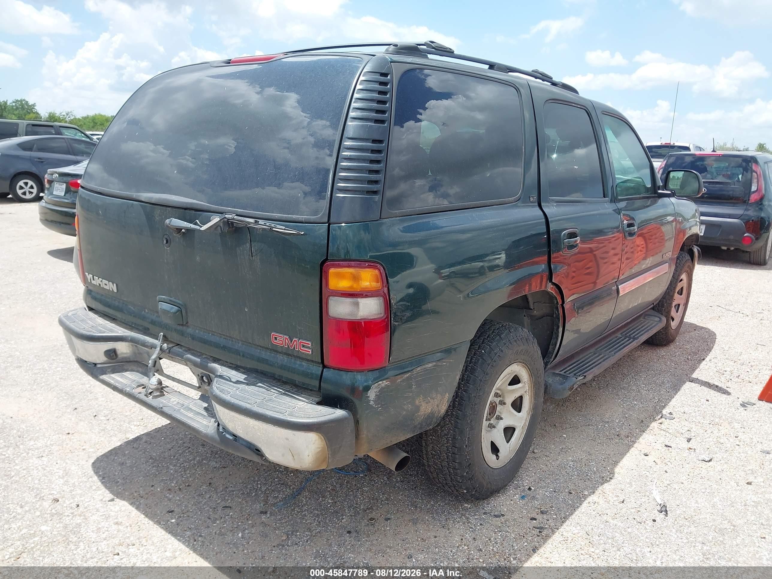 2002 Gmc Yukon Slt Green vin: 1GKEC13V52R327071