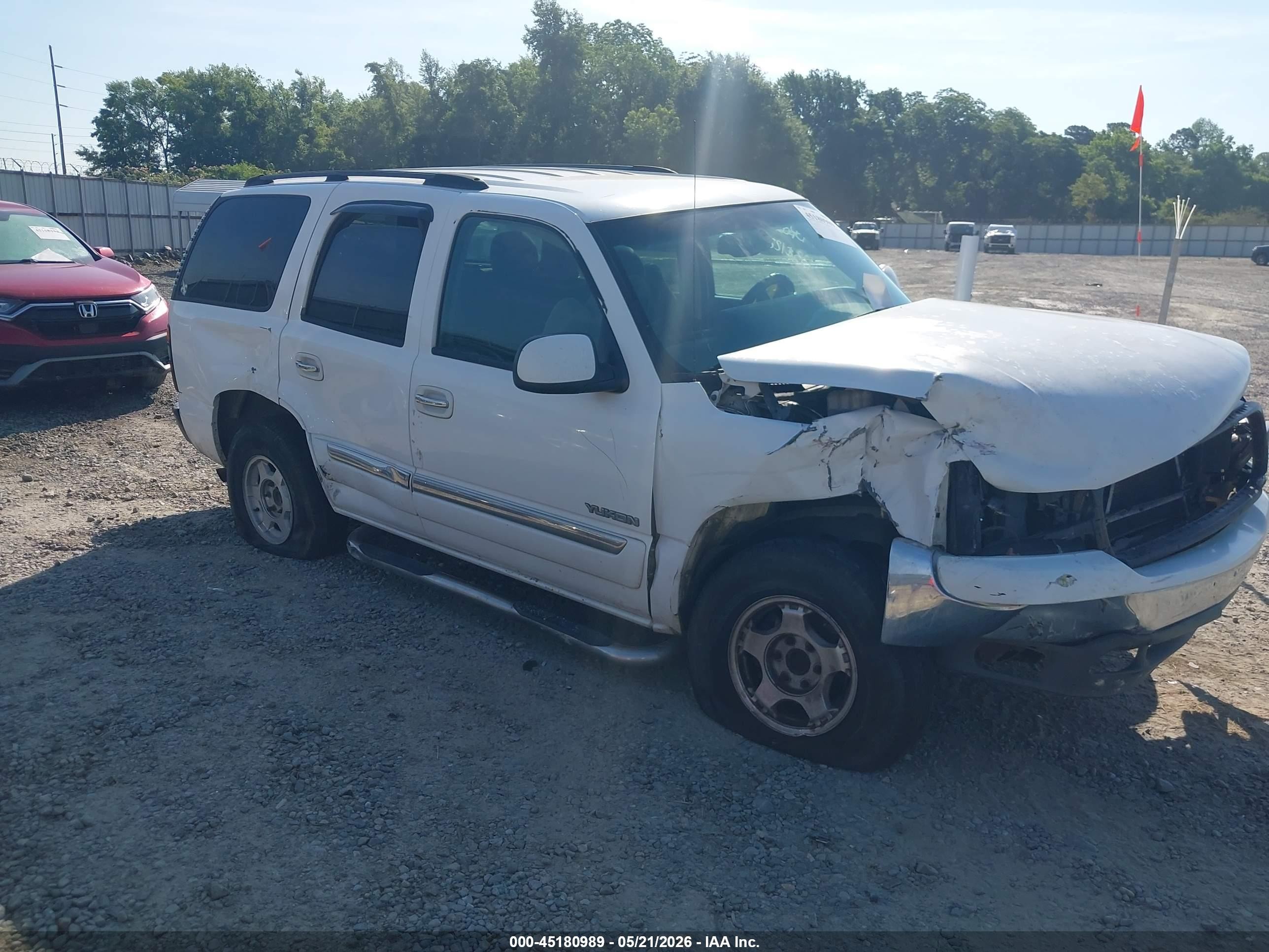 2004 Gmc Yukon Sle White vin: 1GKEC13V54R195352