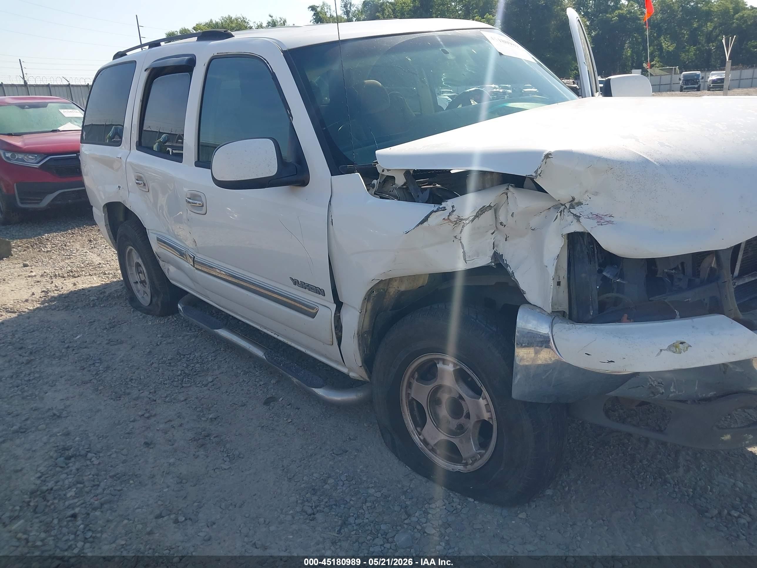 2004 Gmc Yukon Sle White vin: 1GKEC13V54R195352