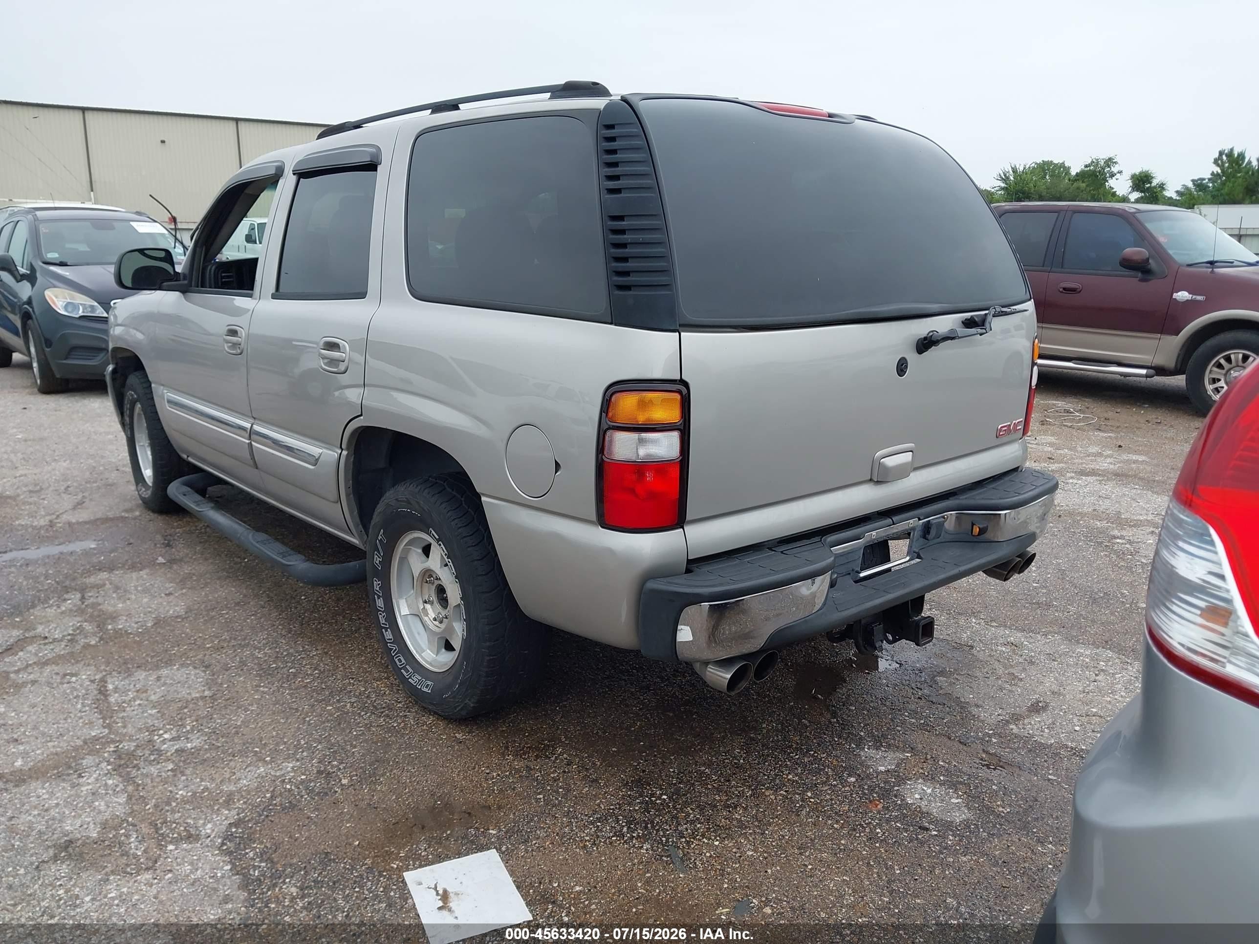 2004 Gmc Yukon Sle Tan vin: 1GKEC13V54R291336