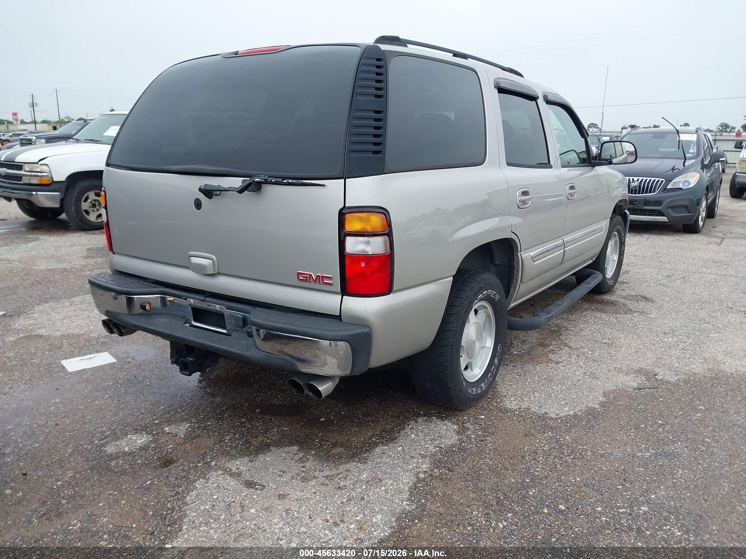 2004 Gmc Yukon Sle Tan vin: 1GKEC13V54R291336