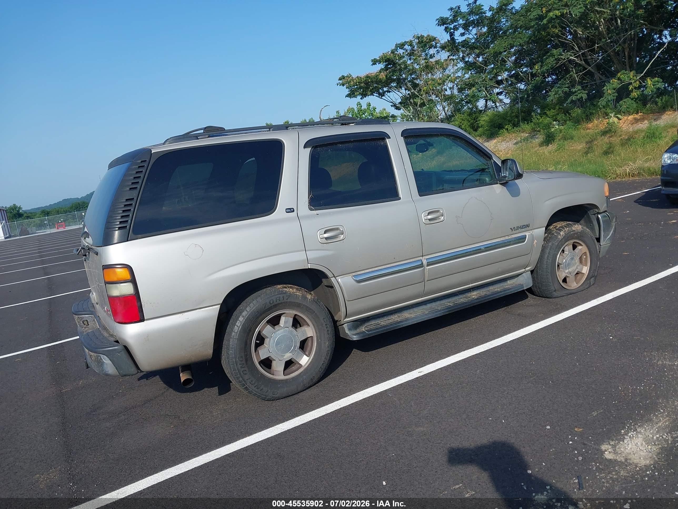 2006 Gmc Yukon Slt Gray vin: 1GKEC13Z16R140256