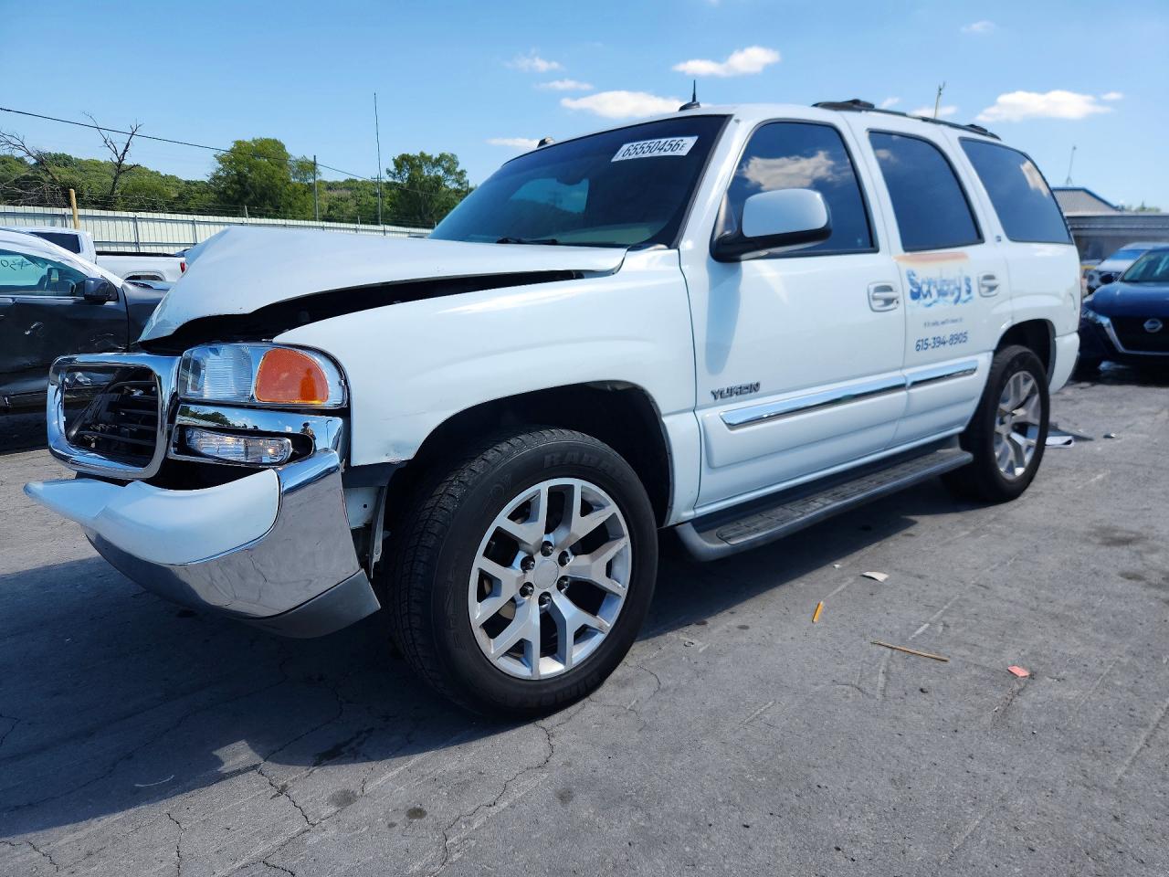 2004 Gmc Yukon White vin: 1GKEC13Z24R135158