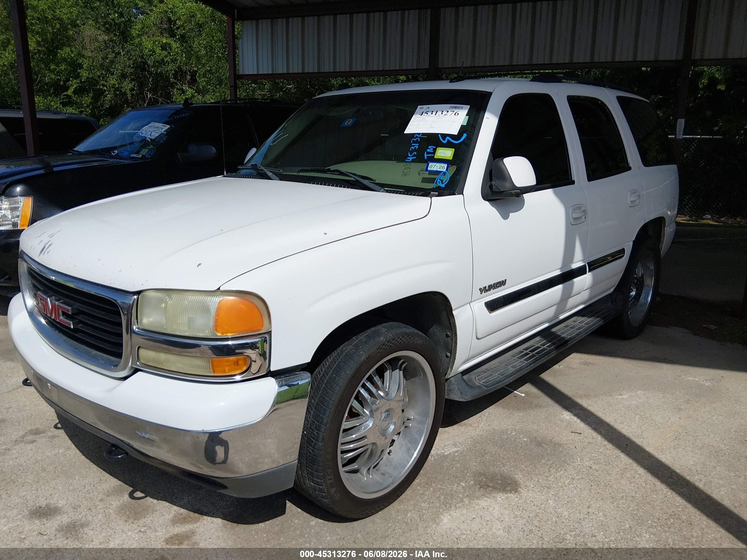 2004 Gmc Yukon Slt White vin: 1GKEC13Z24R285934