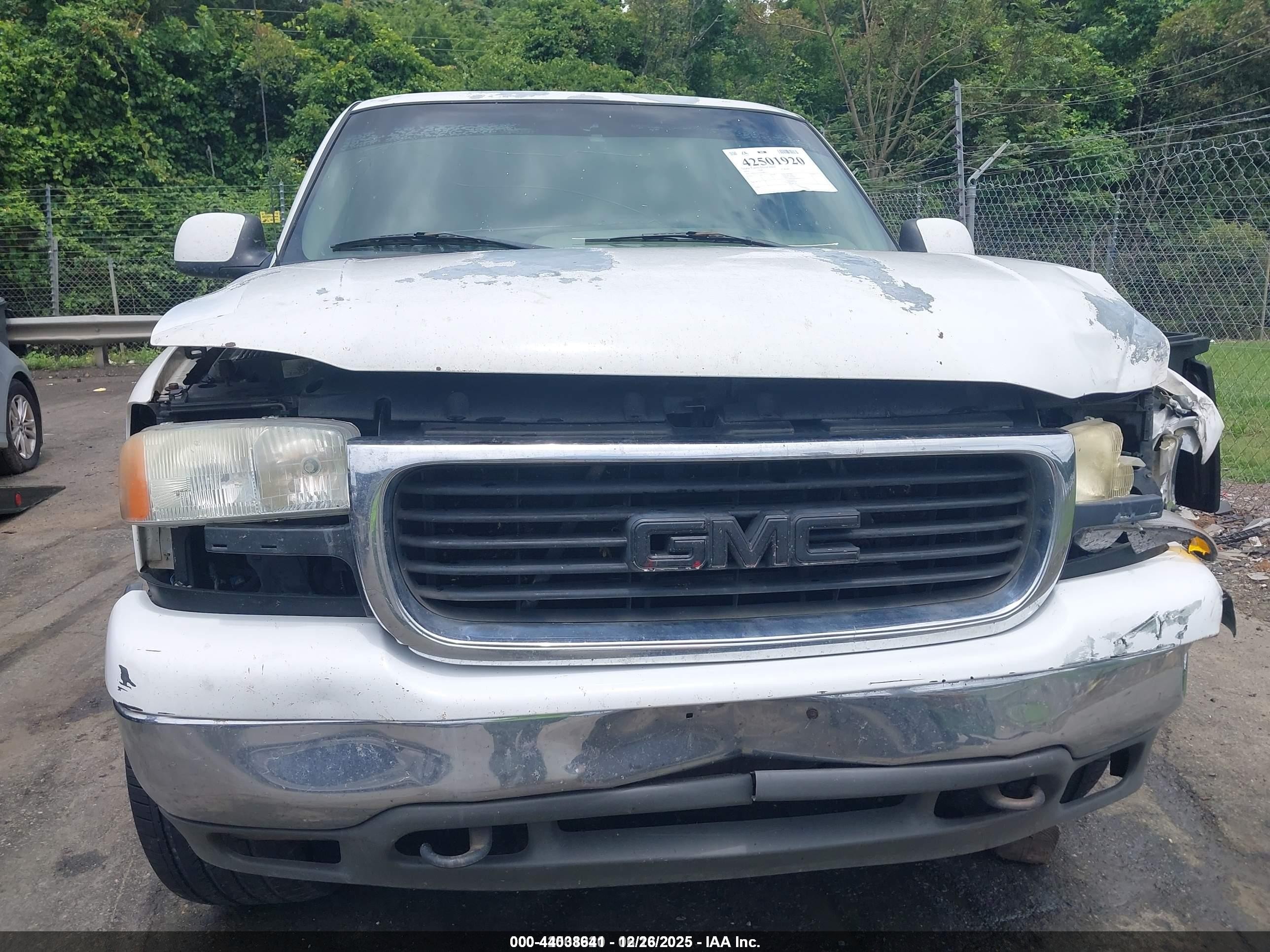 2002 Gmc Yukon Slt White vin: 1GKEC13Z32J288773