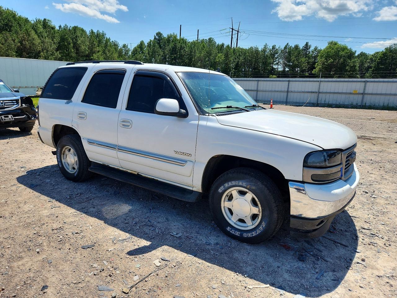 2006 Gmc Yukon White vin: 1GKEC13Z36R159102