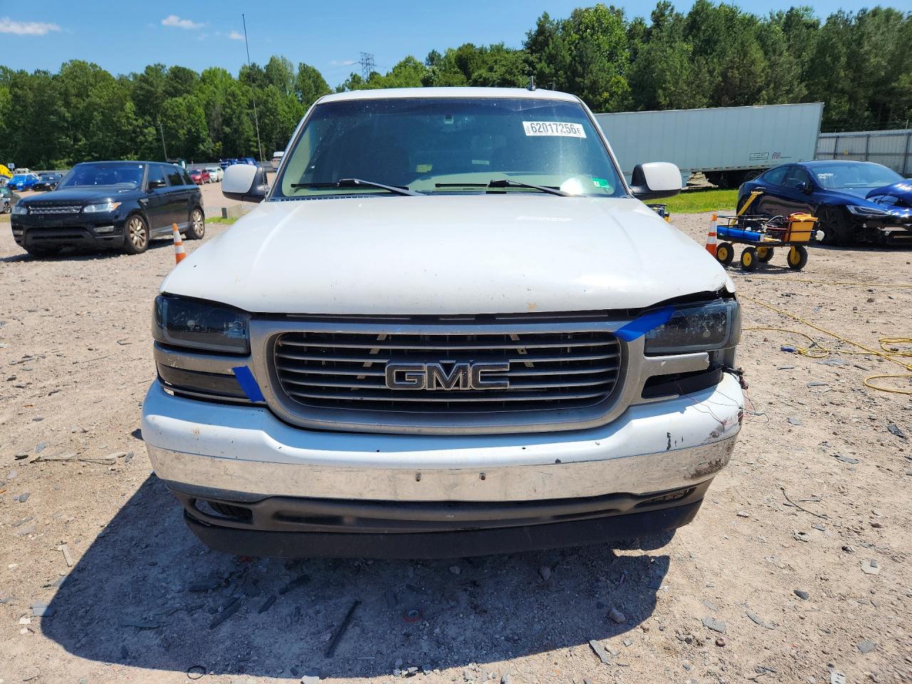 2006 Gmc Yukon White vin: 1GKEC13Z36R159102