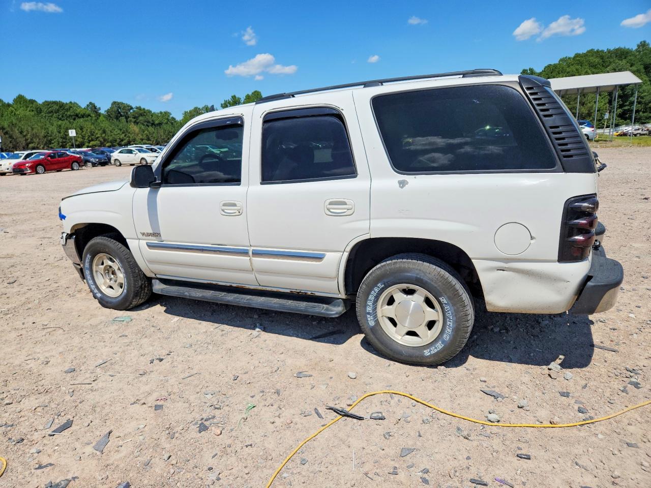 2006 Gmc Yukon White vin: 1GKEC13Z36R159102