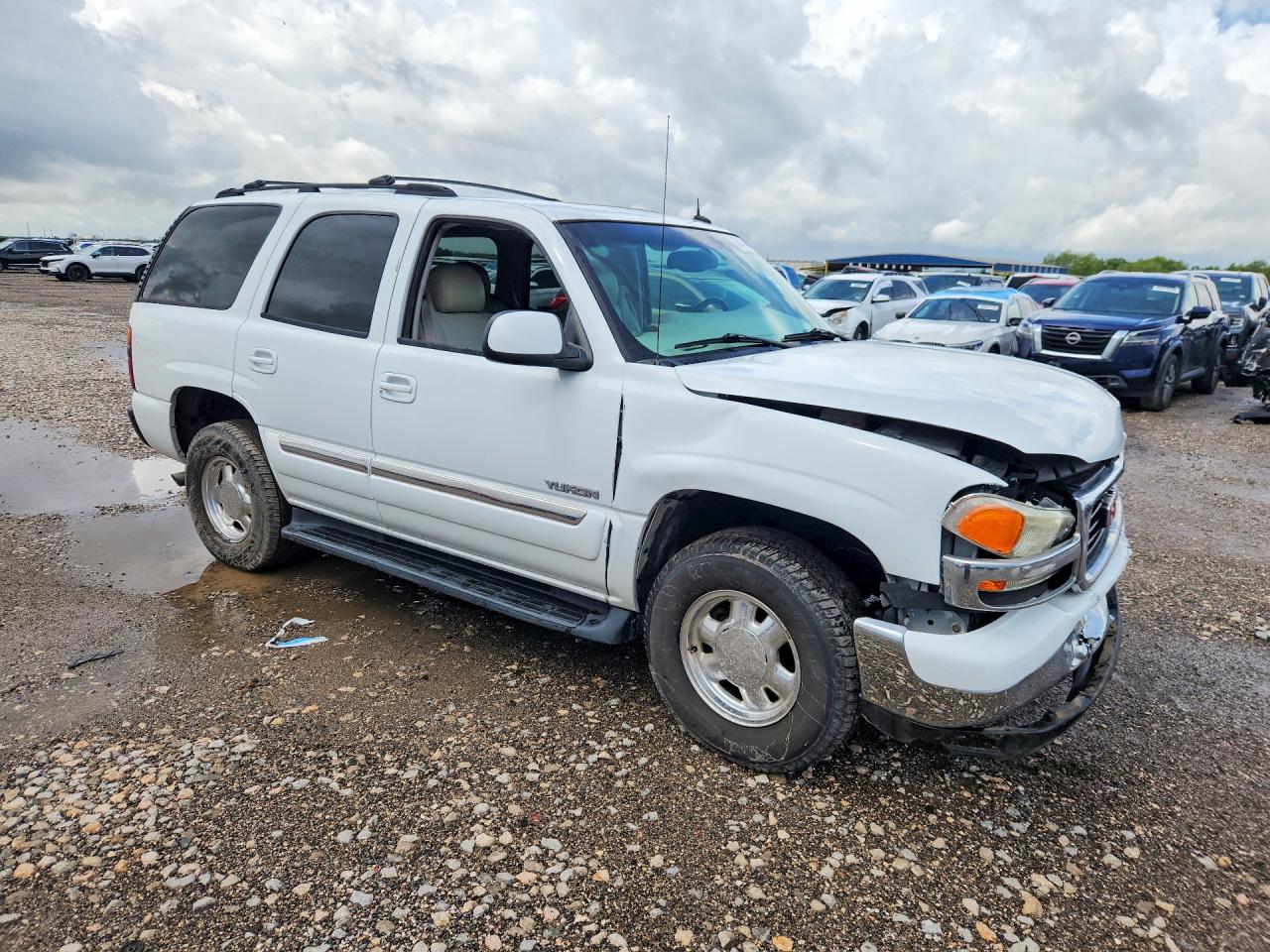 2003 Gmc Yukon White vin: 1GKEC13Z43J337478