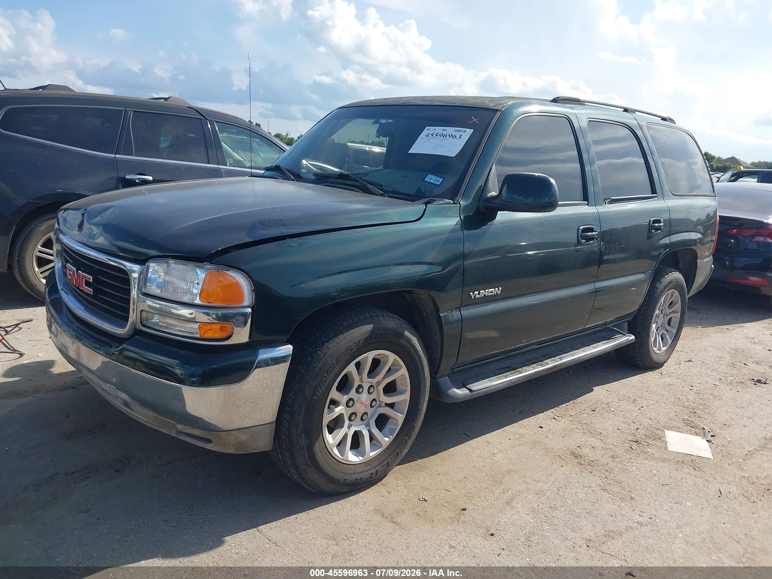 2003 Gmc Yukon Sle Зеленый vin: 1GKEC13Z63J114407