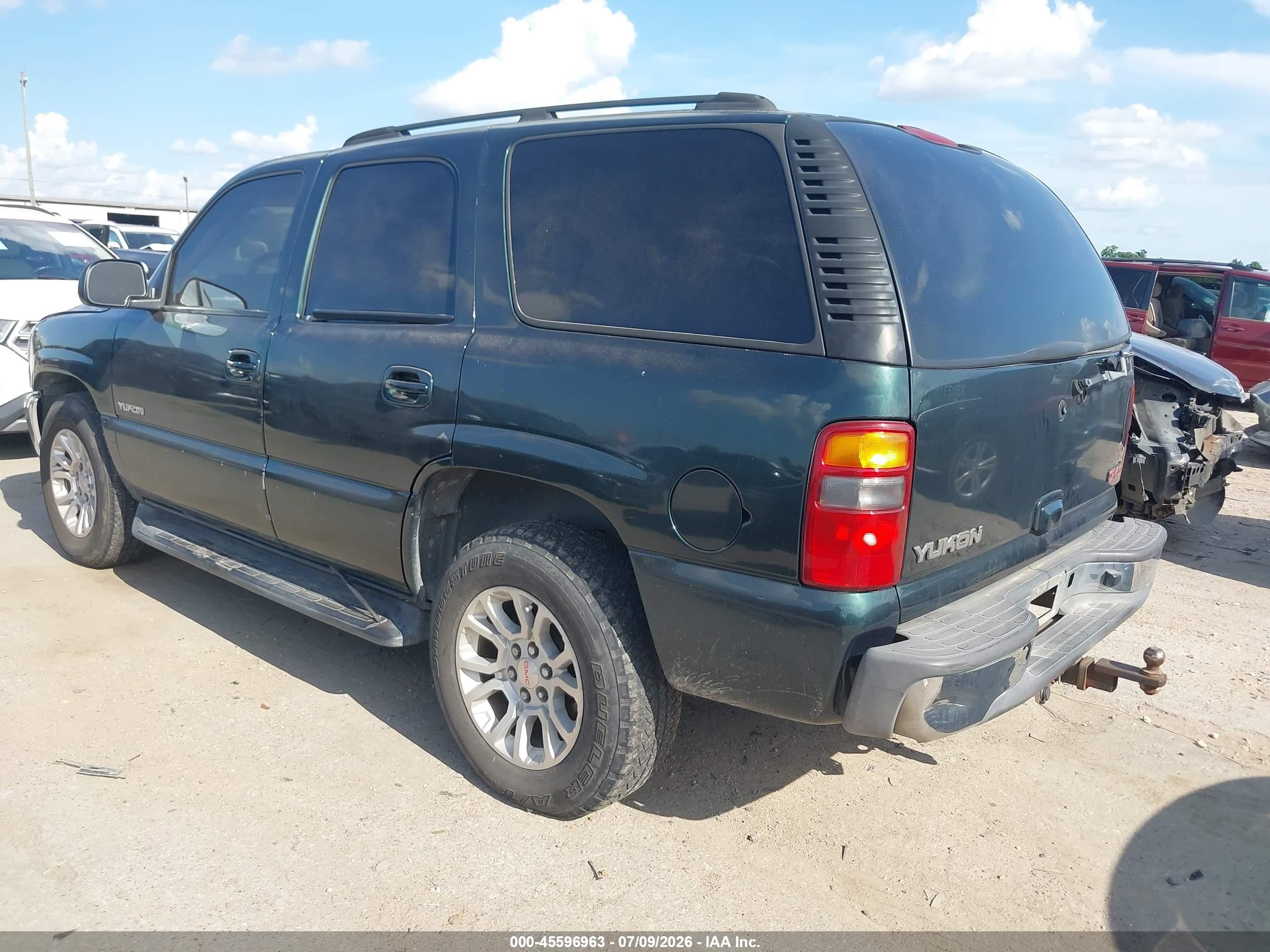 2003 Gmc Yukon Sle Зеленый vin: 1GKEC13Z63J114407