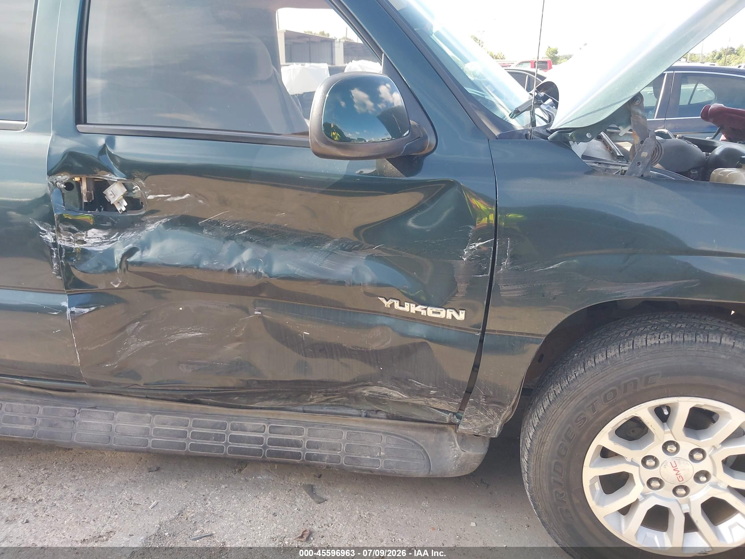 2003 Gmc Yukon Sle Зеленый vin: 1GKEC13Z63J114407