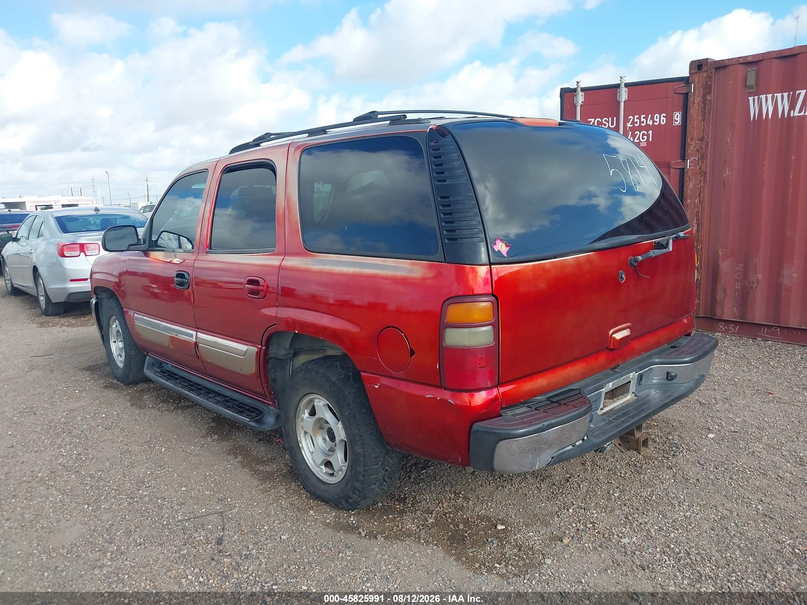 2002 Gmc Yukon Sle Red vin: 1GKEC13Z72J245814
