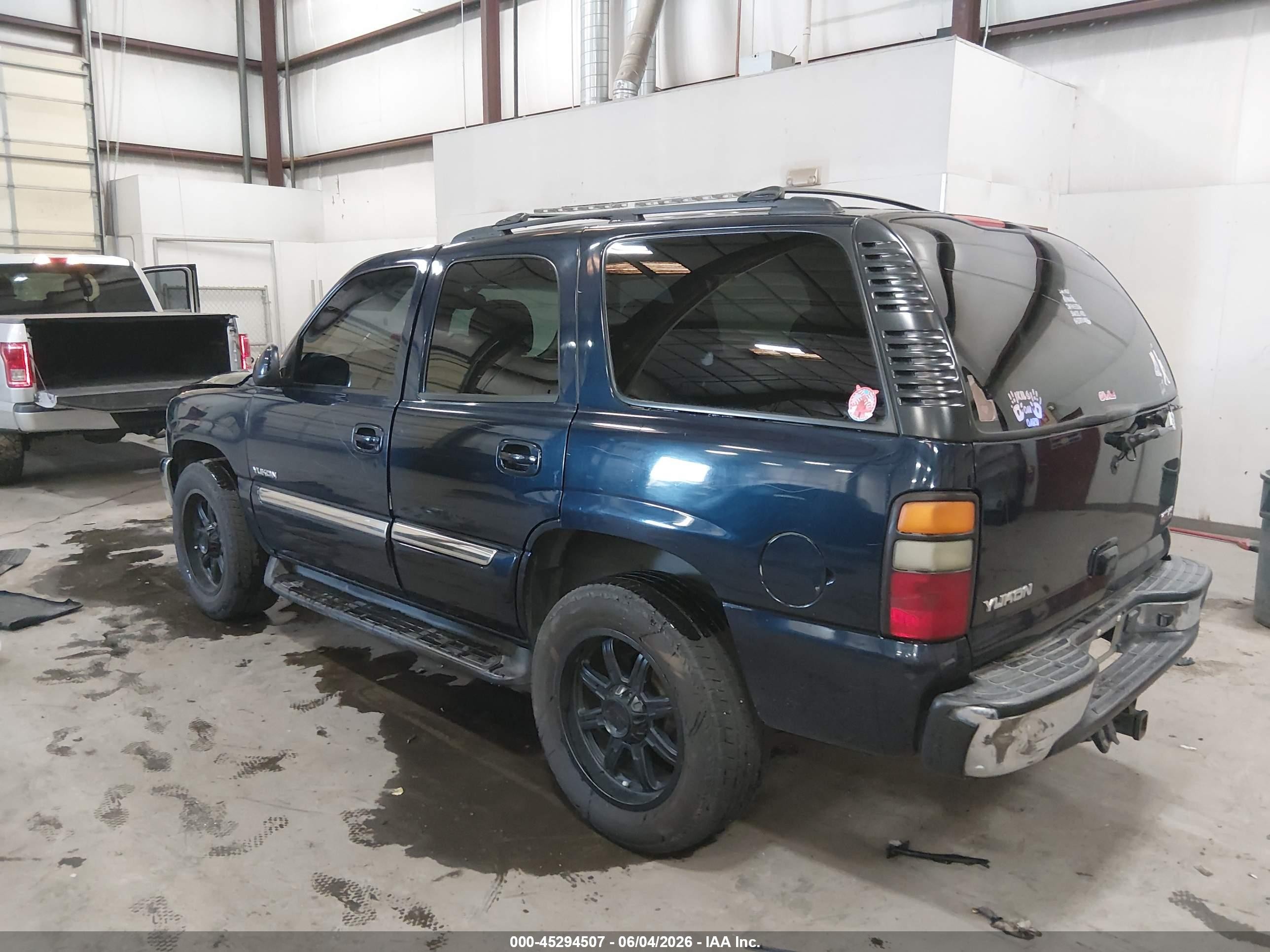2004 Gmc Yukon Sle Blue vin: 1GKEC13Z74R240343