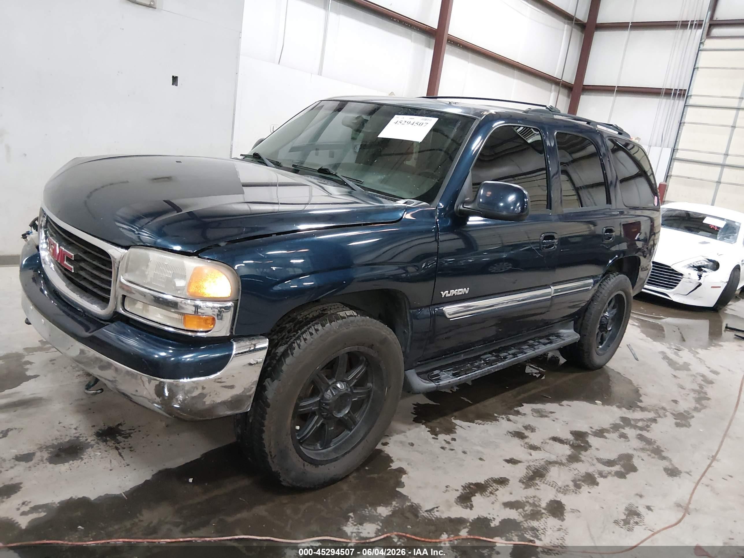 2004 Gmc Yukon Sle Blue vin: 1GKEC13Z74R240343