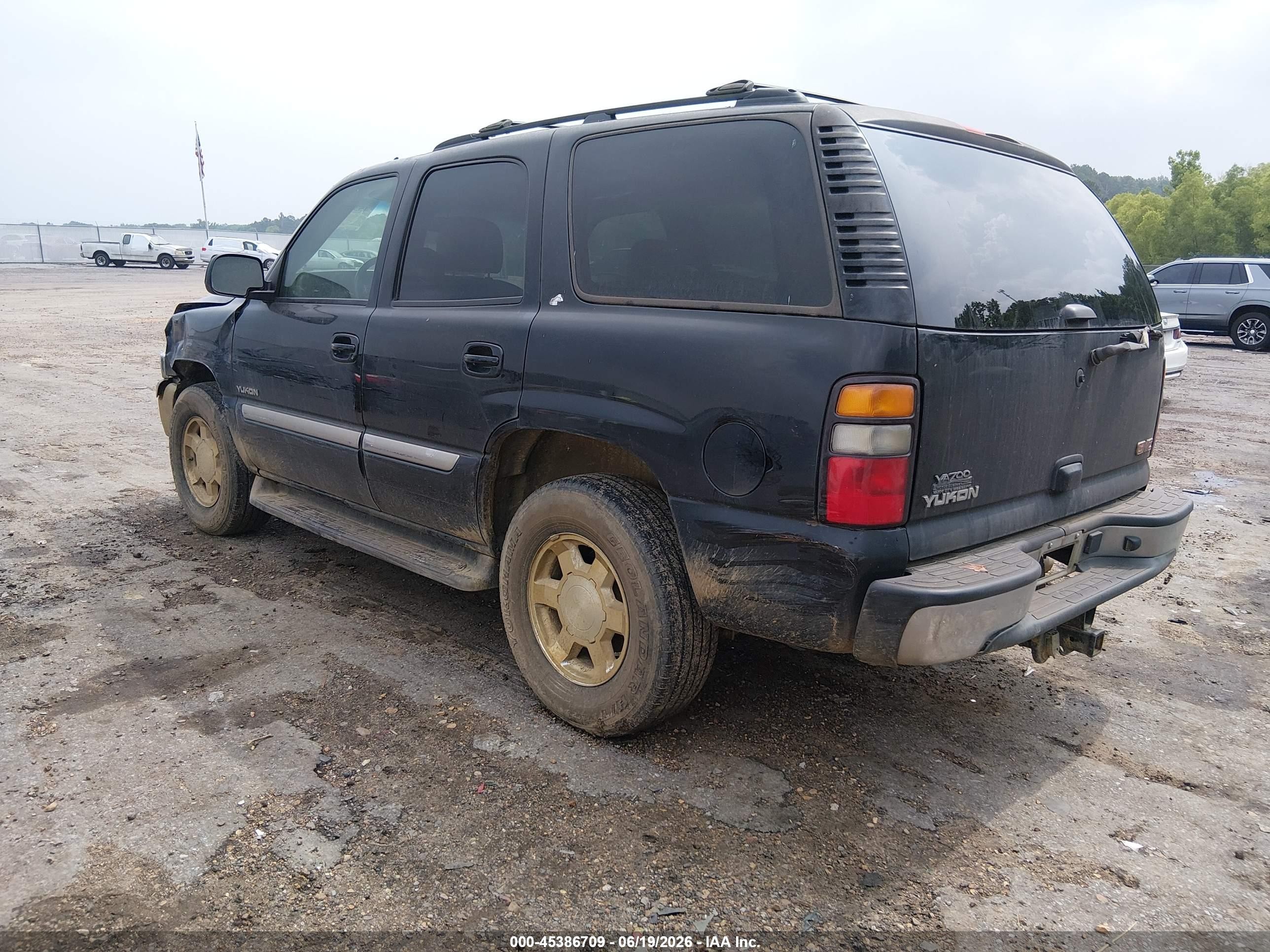 2006 Gmc Yukon Slt Черный vin: 1GKEC13Z76R135109