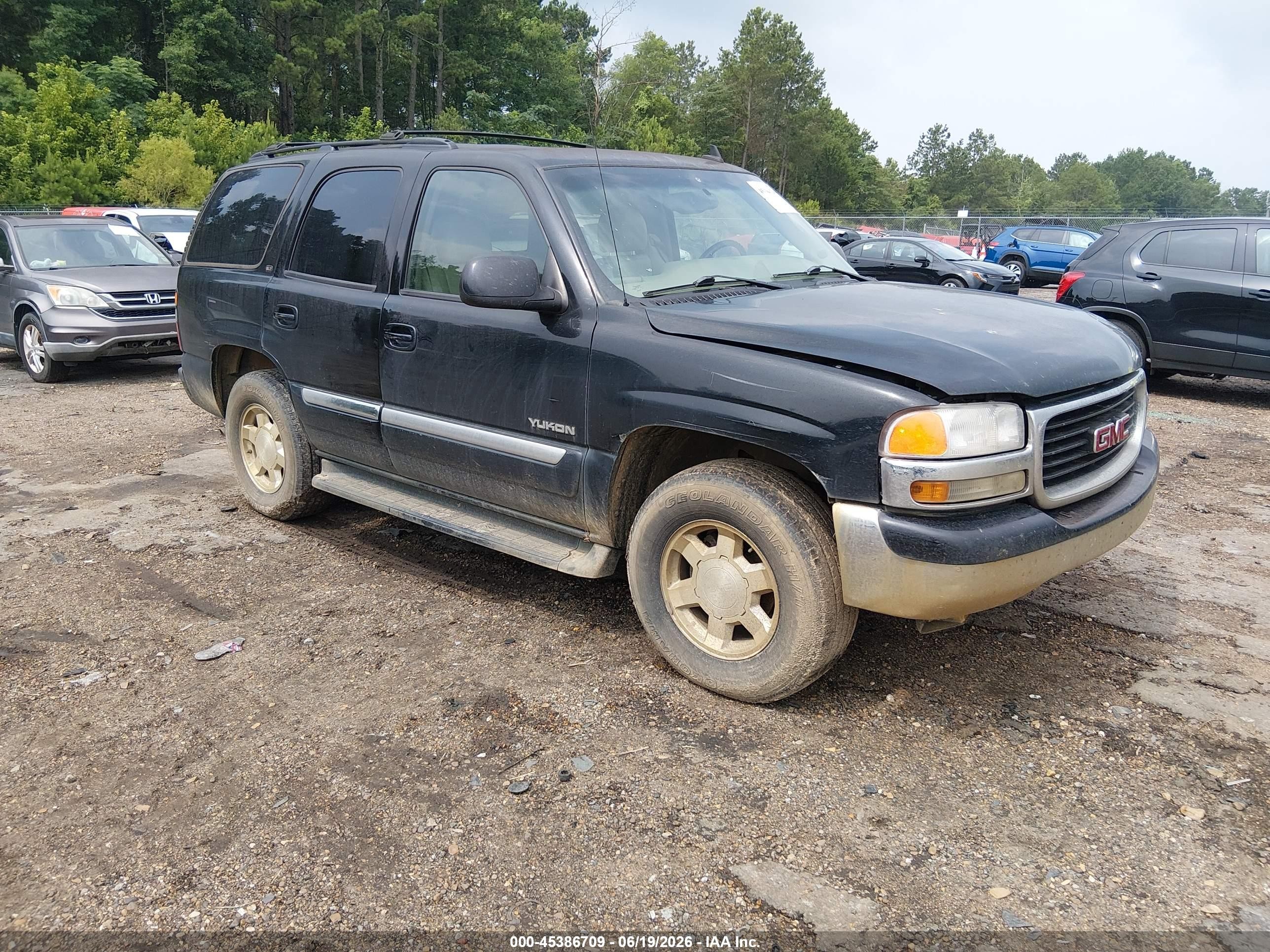 2006 Gmc Yukon Slt Black vin: 1GKEC13Z76R135109