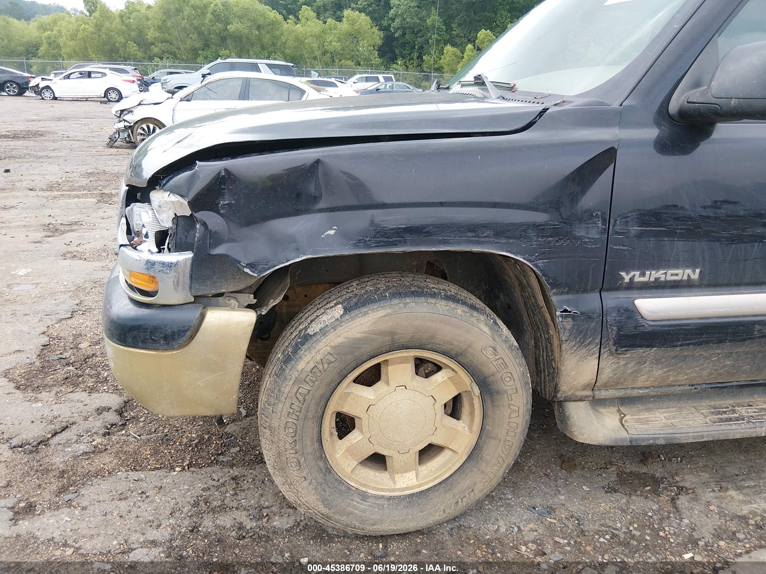 2006 Gmc Yukon Slt Черный vin: 1GKEC13Z76R135109