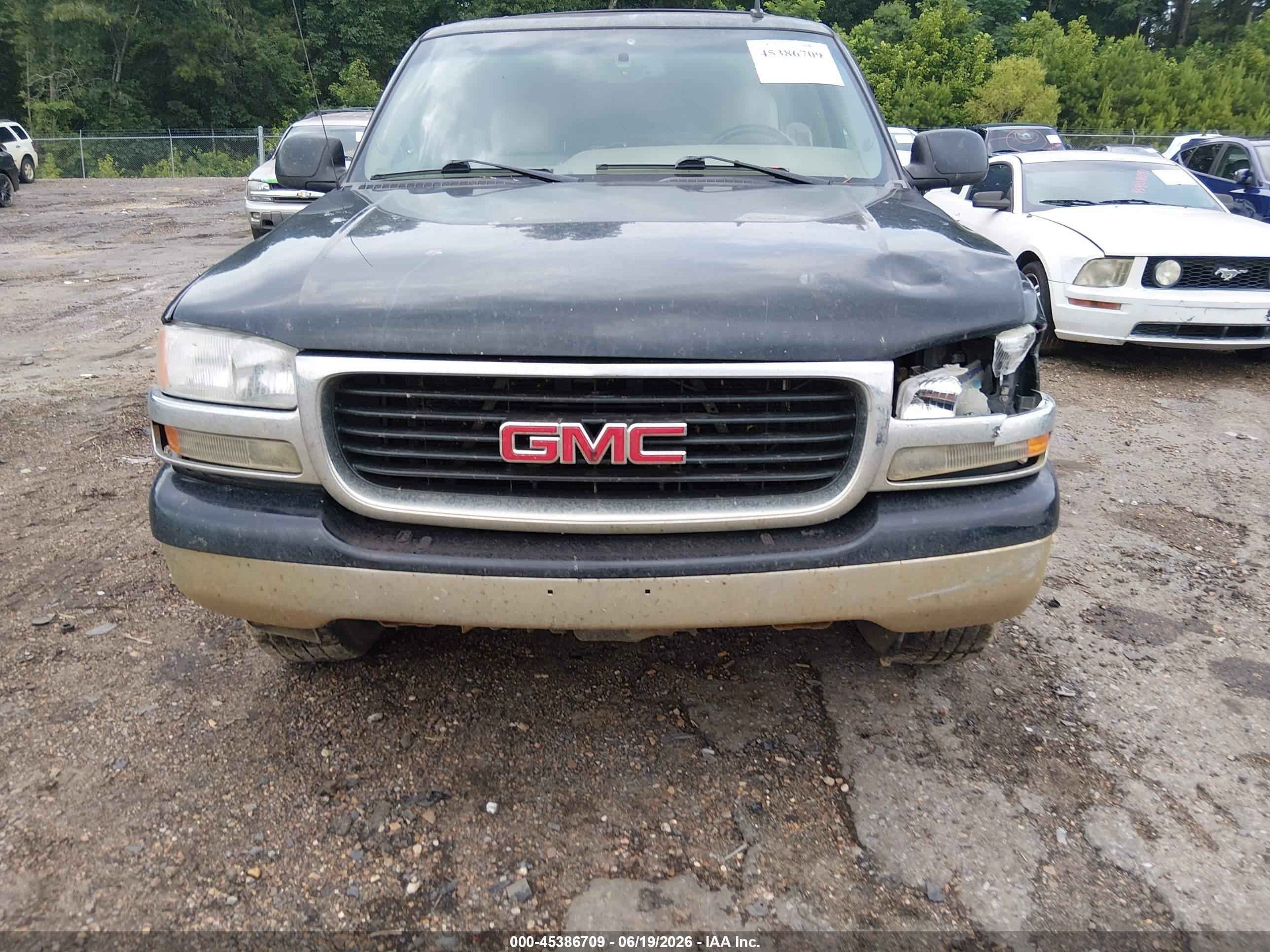 2006 Gmc Yukon Slt Черный vin: 1GKEC13Z76R135109