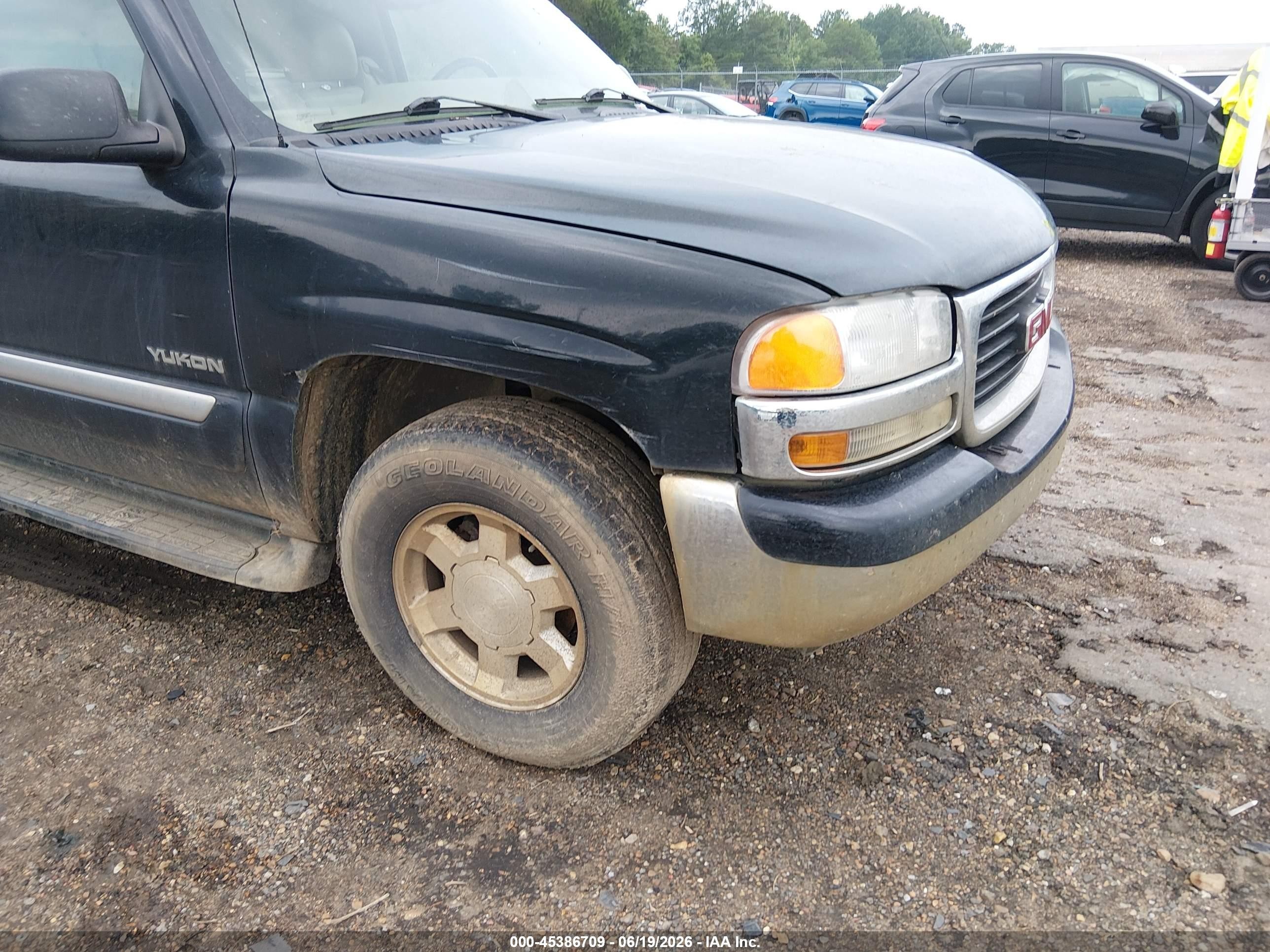 2006 Gmc Yukon Slt Черный vin: 1GKEC13Z76R135109