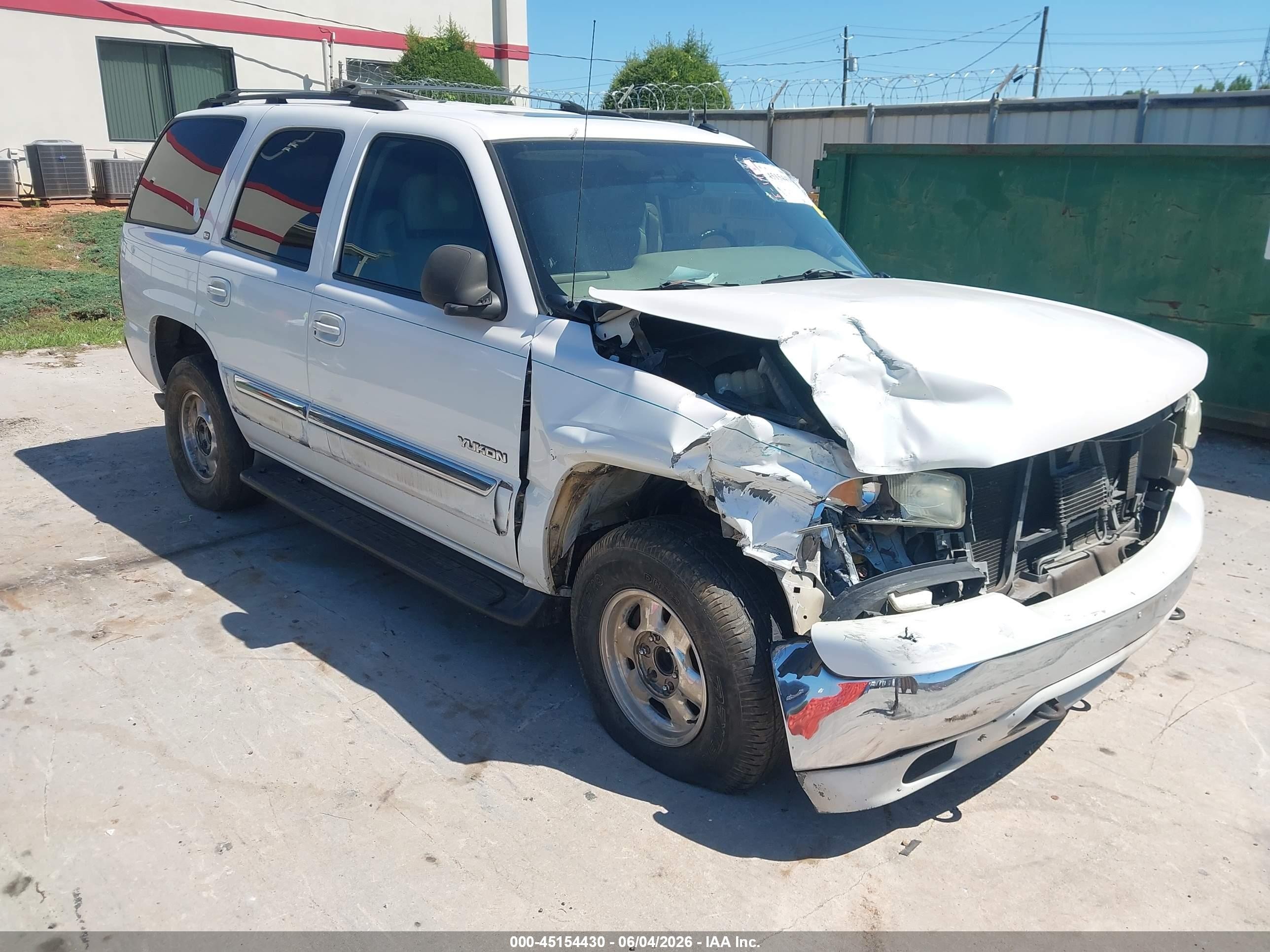 2002 Gmc Yukon Slt White vin: 1GKEC13Z82R302006