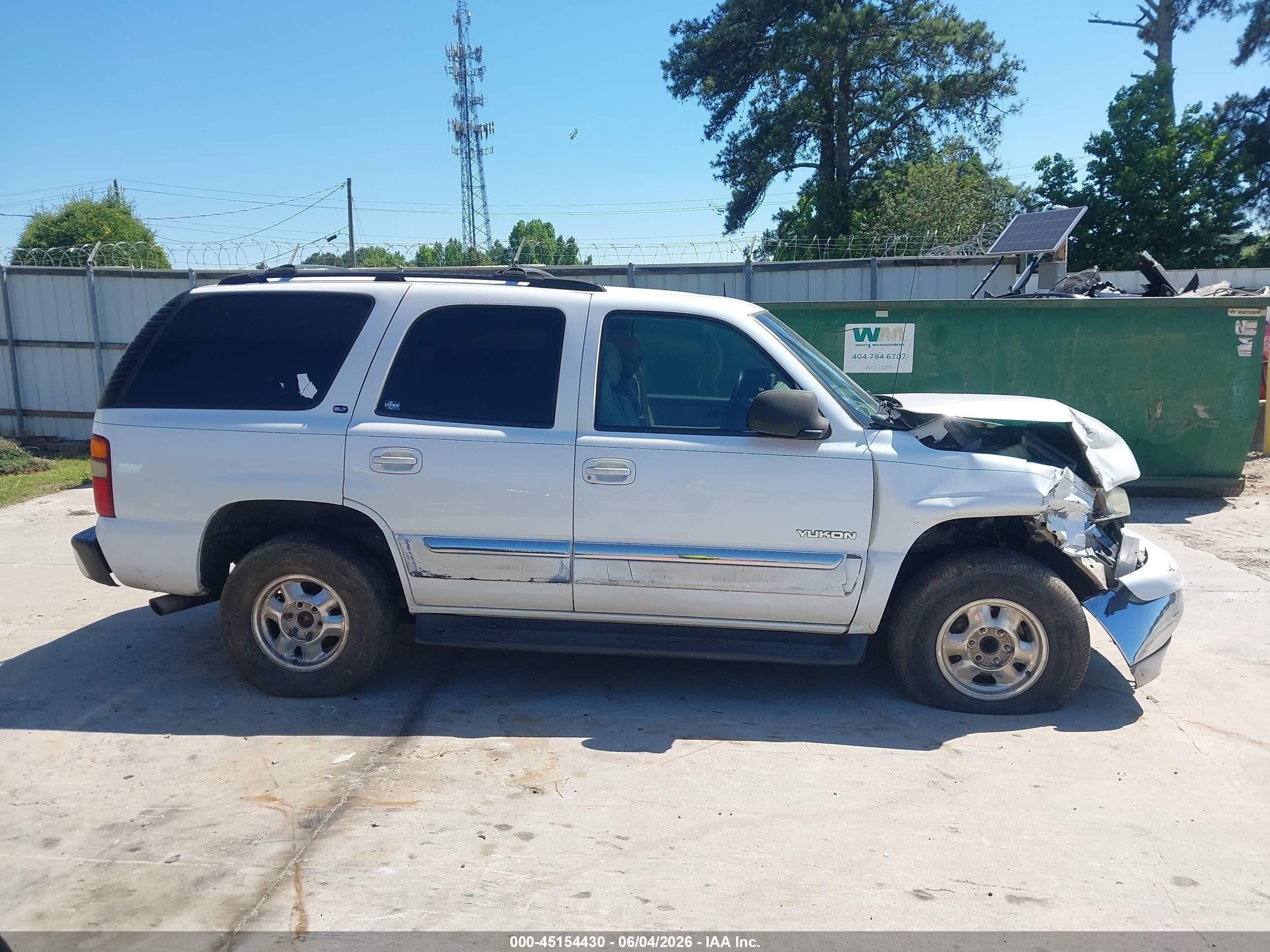 2002 Gmc Yukon Slt White vin: 1GKEC13Z82R302006