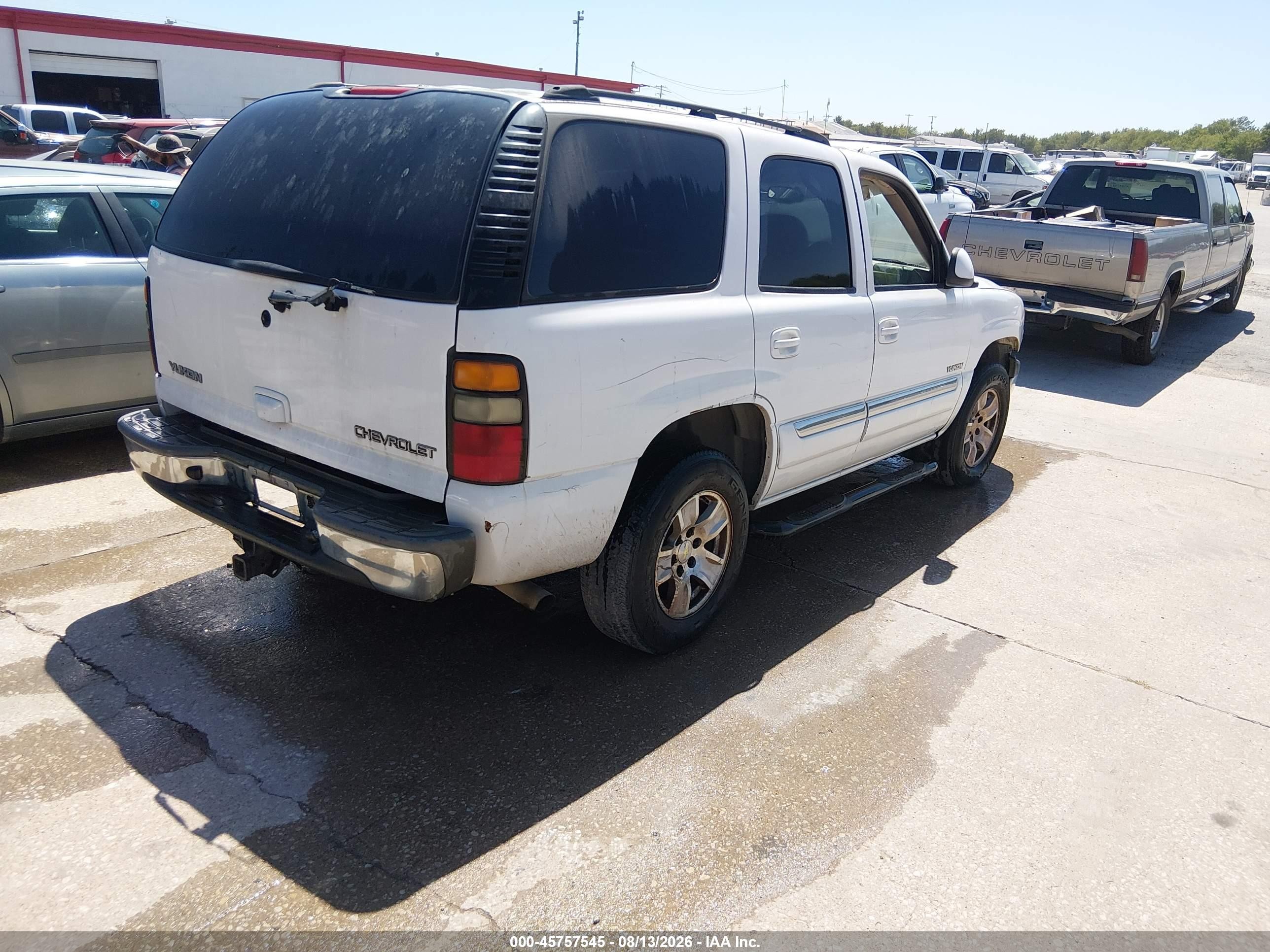 2004 Gmc Yukon Sle White vin: 1GKEC13Z84J211190