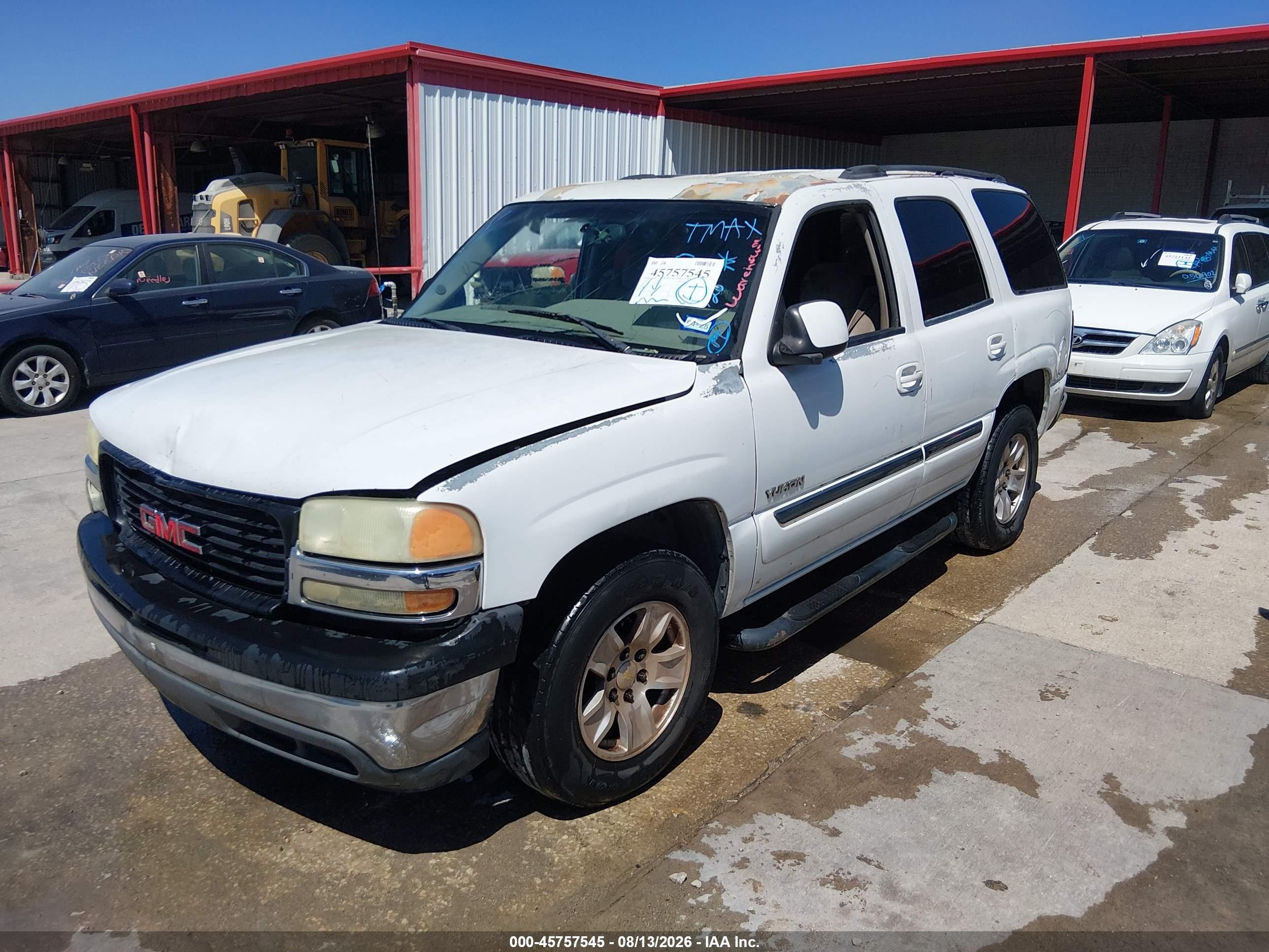 2004 Gmc Yukon Sle White vin: 1GKEC13Z84J211190