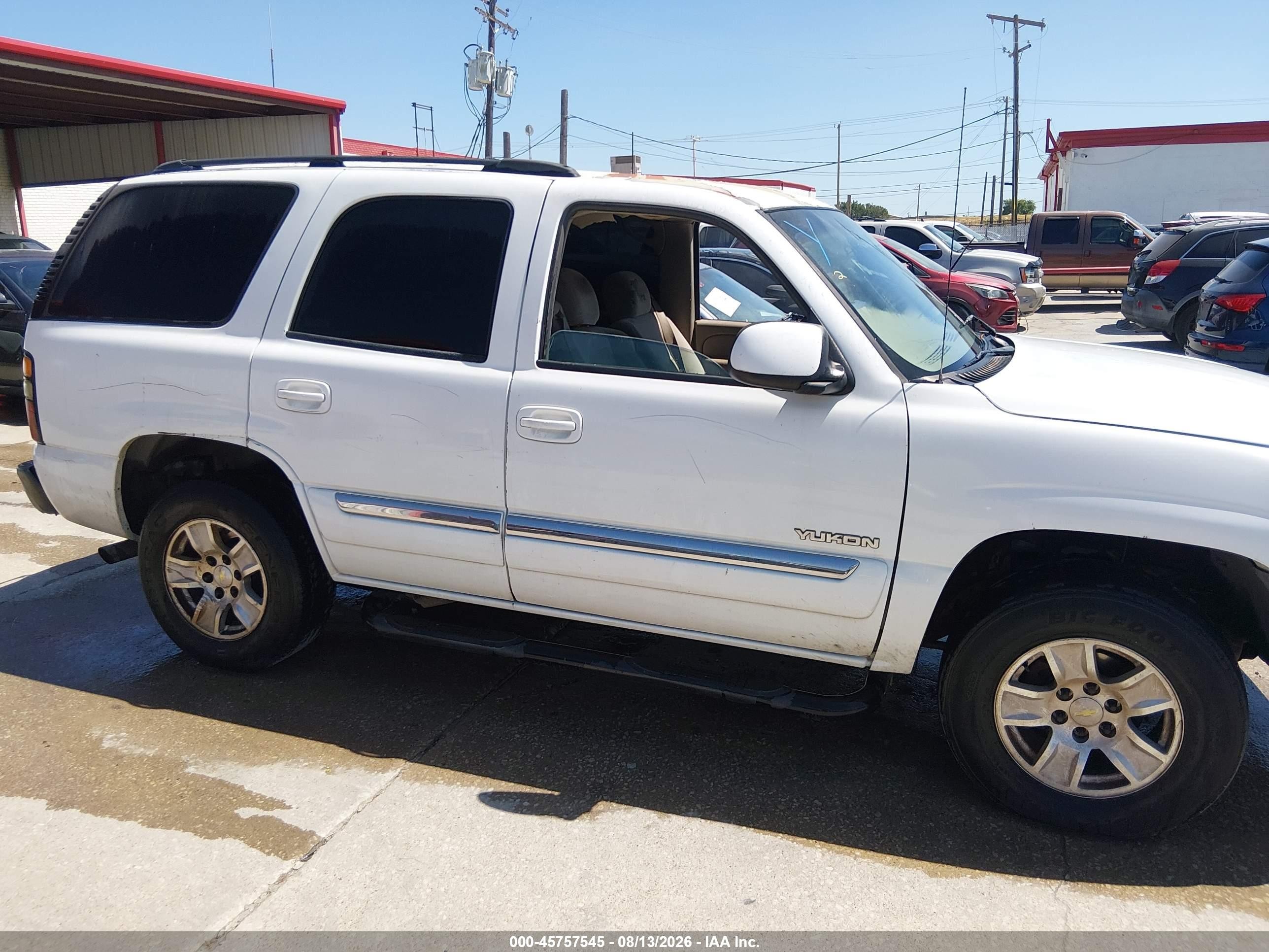 2004 Gmc Yukon Sle White vin: 1GKEC13Z84J211190