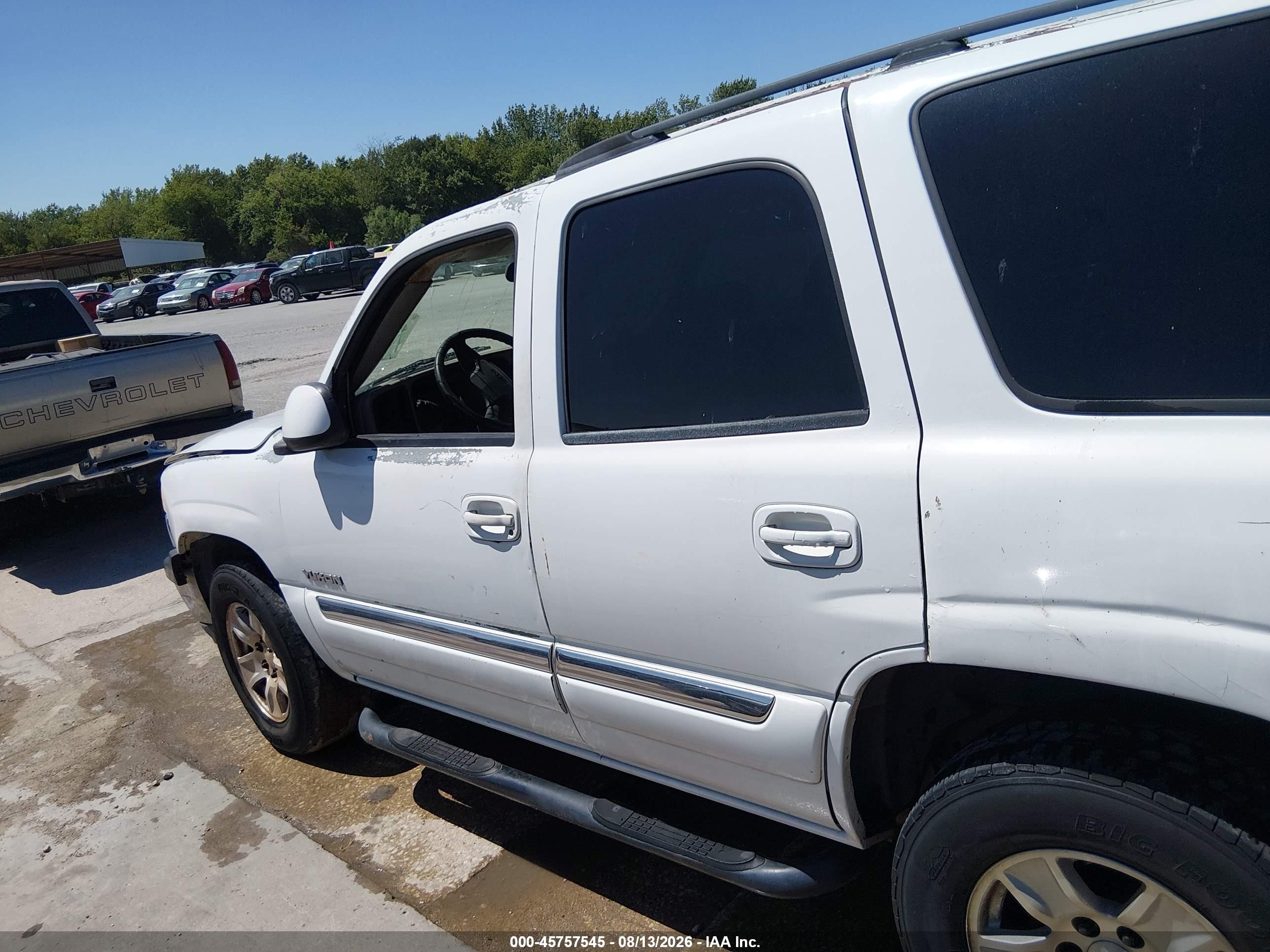 2004 Gmc Yukon Sle White vin: 1GKEC13Z84J211190