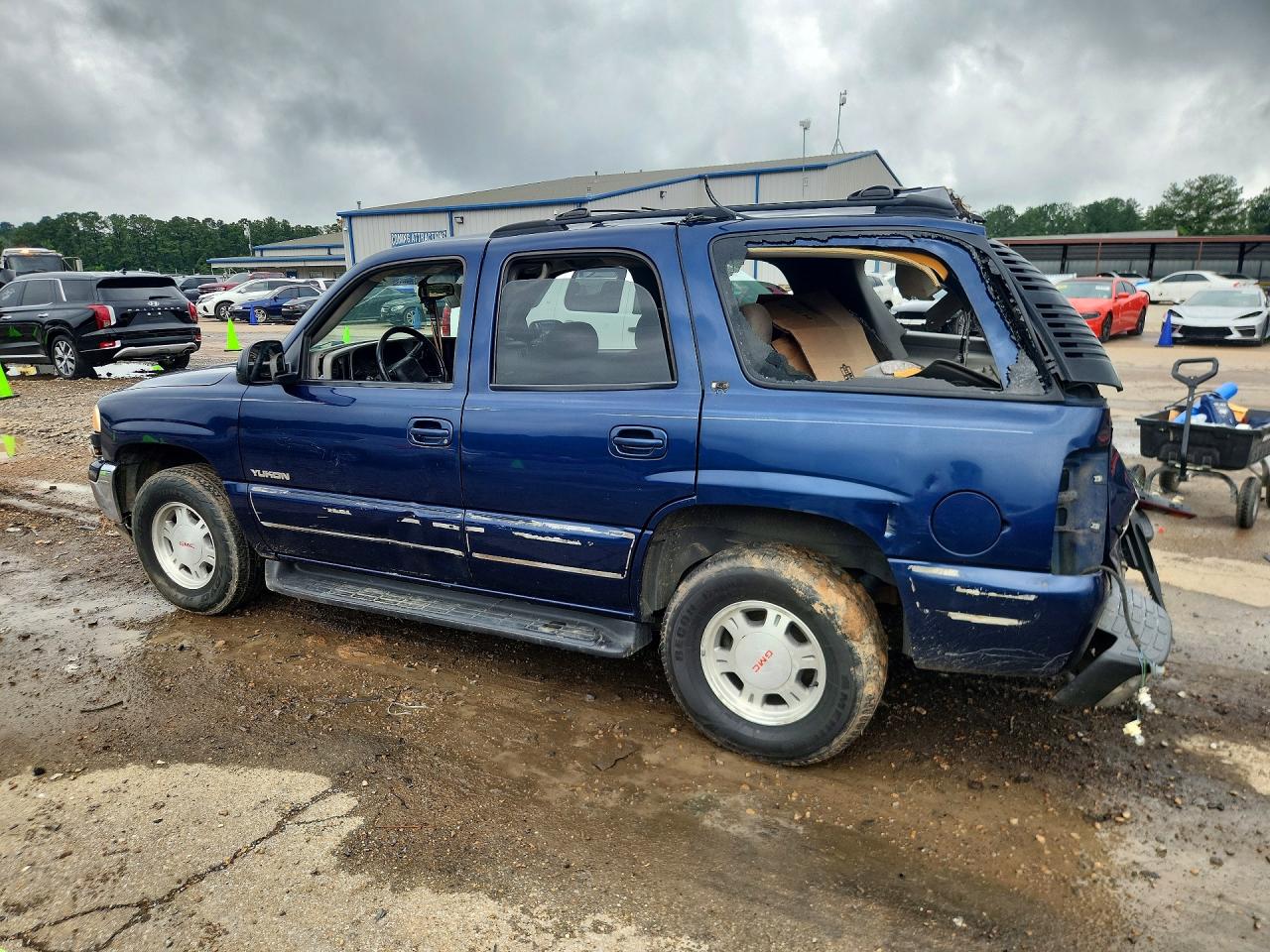 2002 Gmc Yukon Blue vin: 1GKEC13Z92R196410