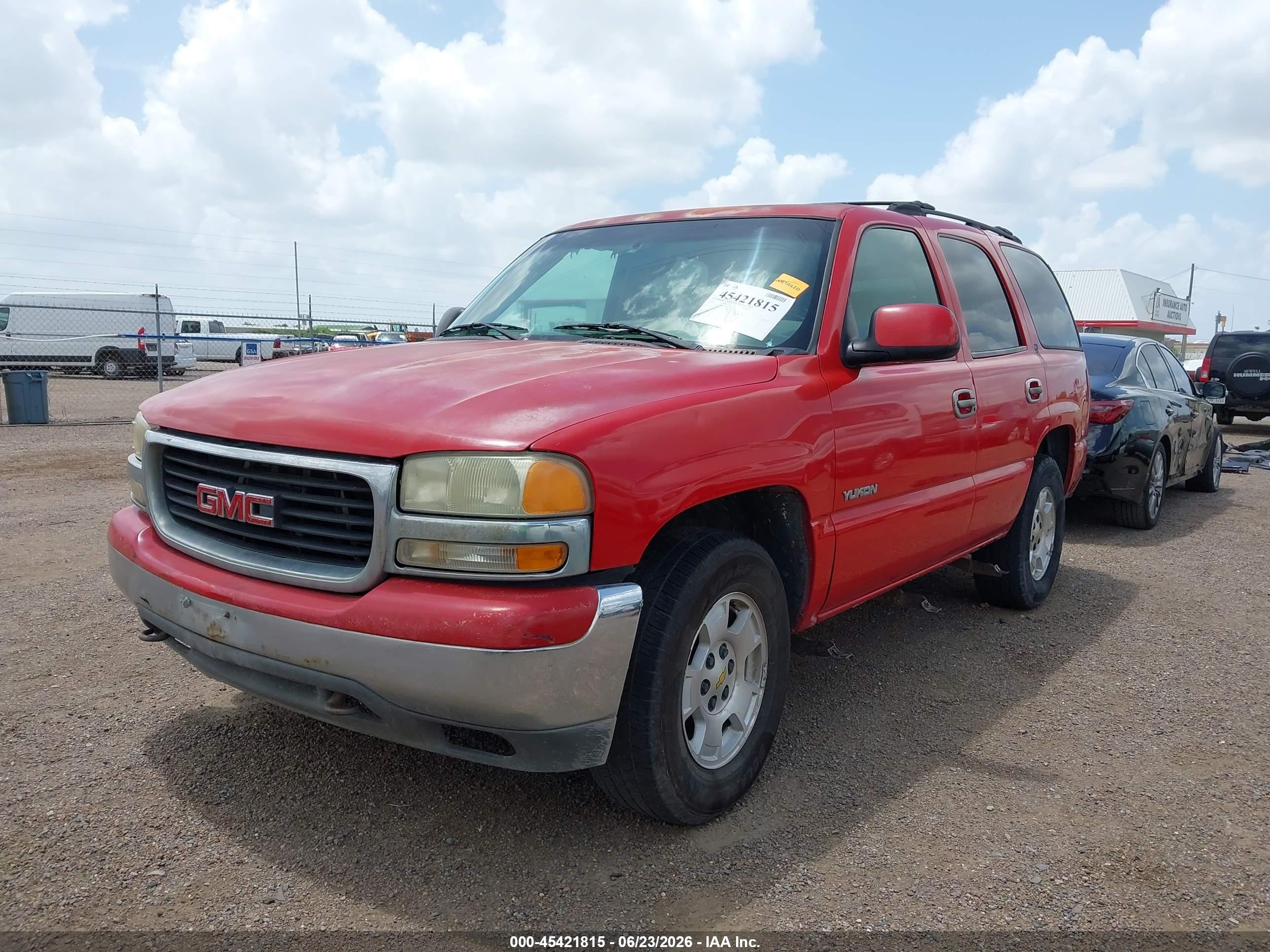 2002 Gmc Yukon Slt Red vin: 1GKEC13Z92R196942