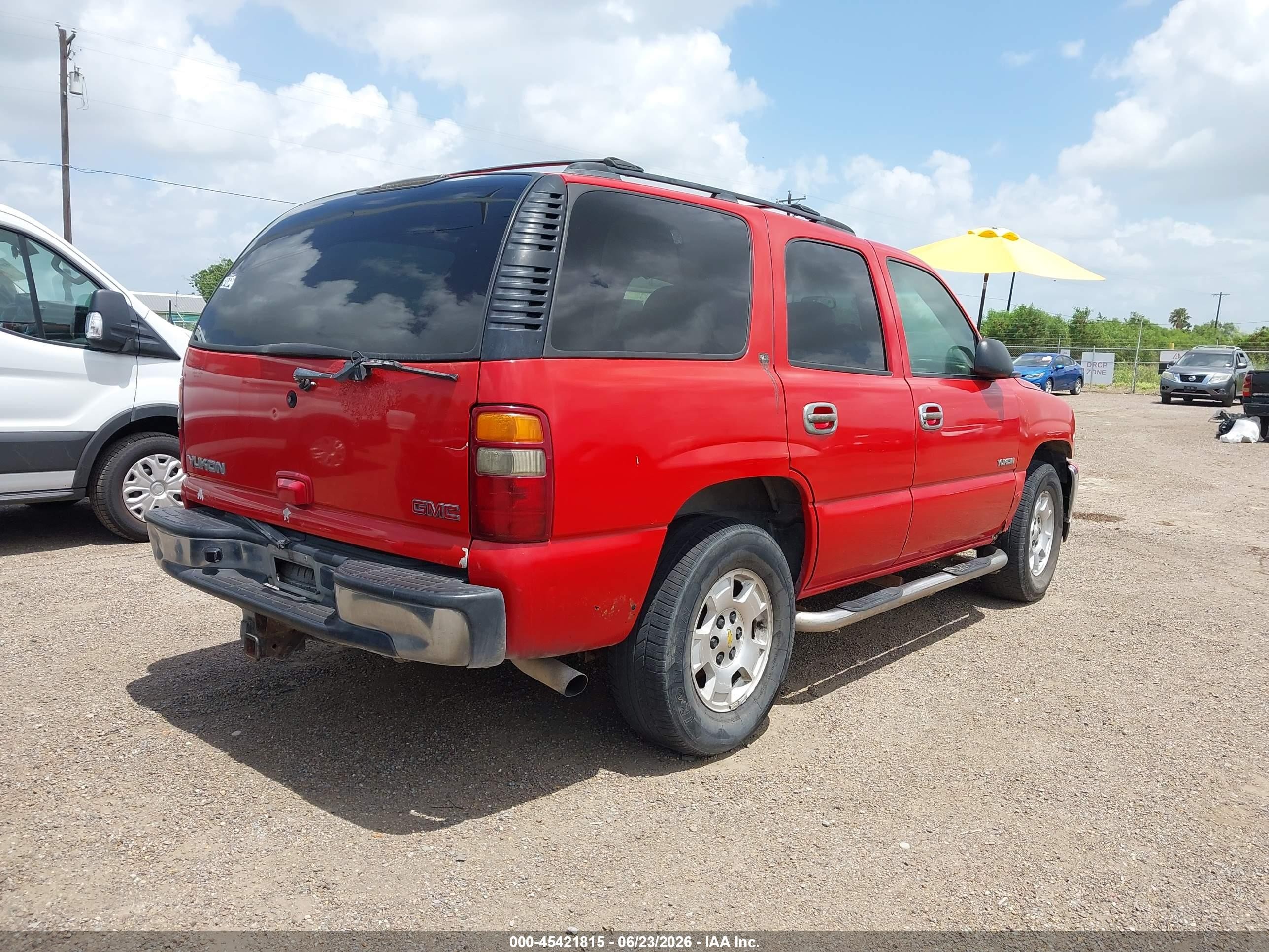 2002 Gmc Yukon Slt Red vin: 1GKEC13Z92R196942