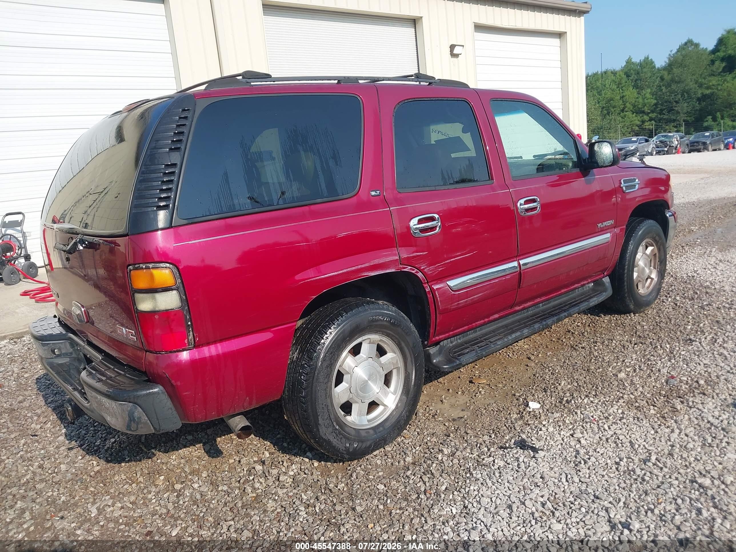 2004 Gmc Yukon Slt Red vin: 1GKEC13Z94R218893