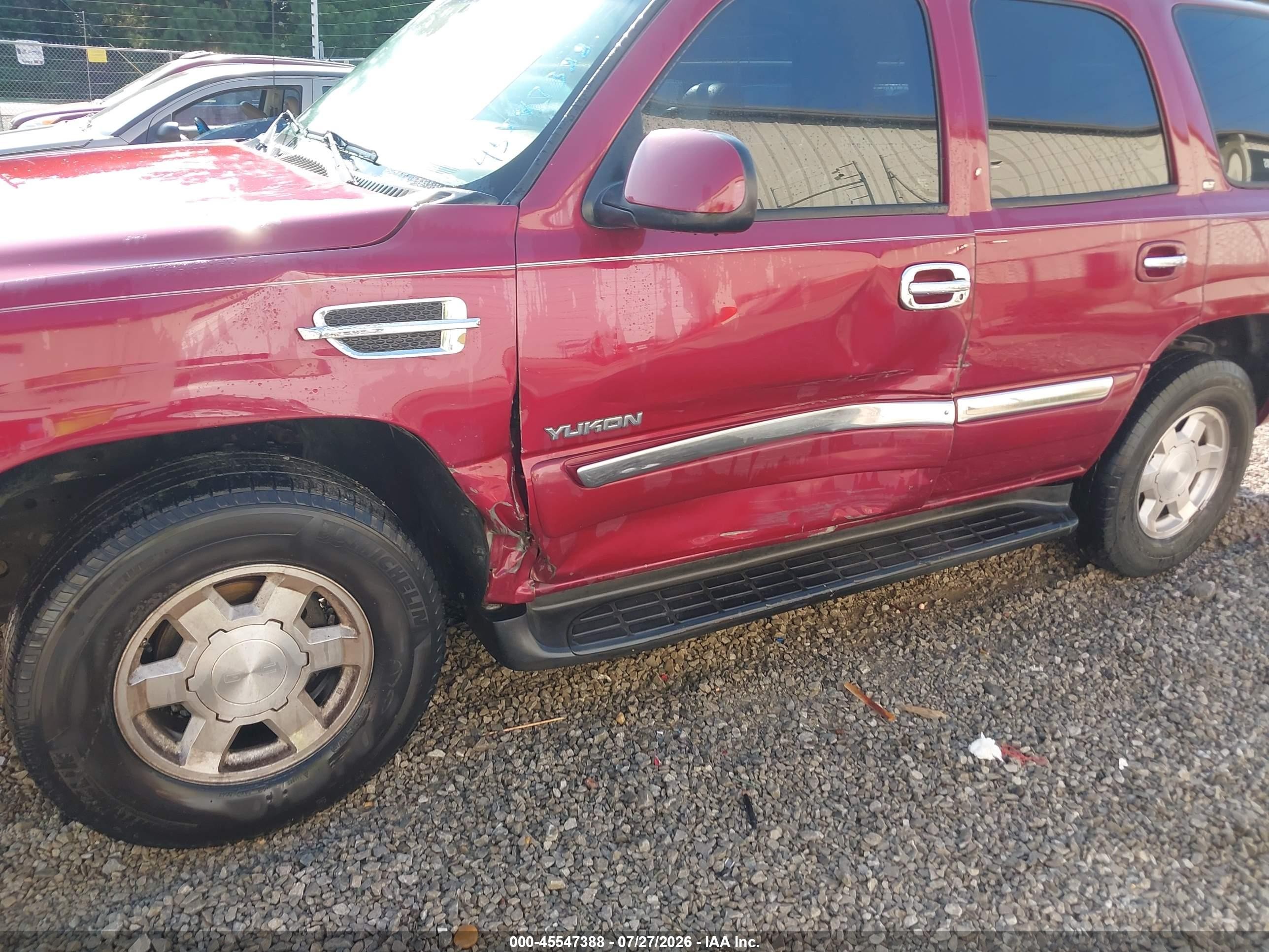 2004 Gmc Yukon Slt Red vin: 1GKEC13Z94R218893