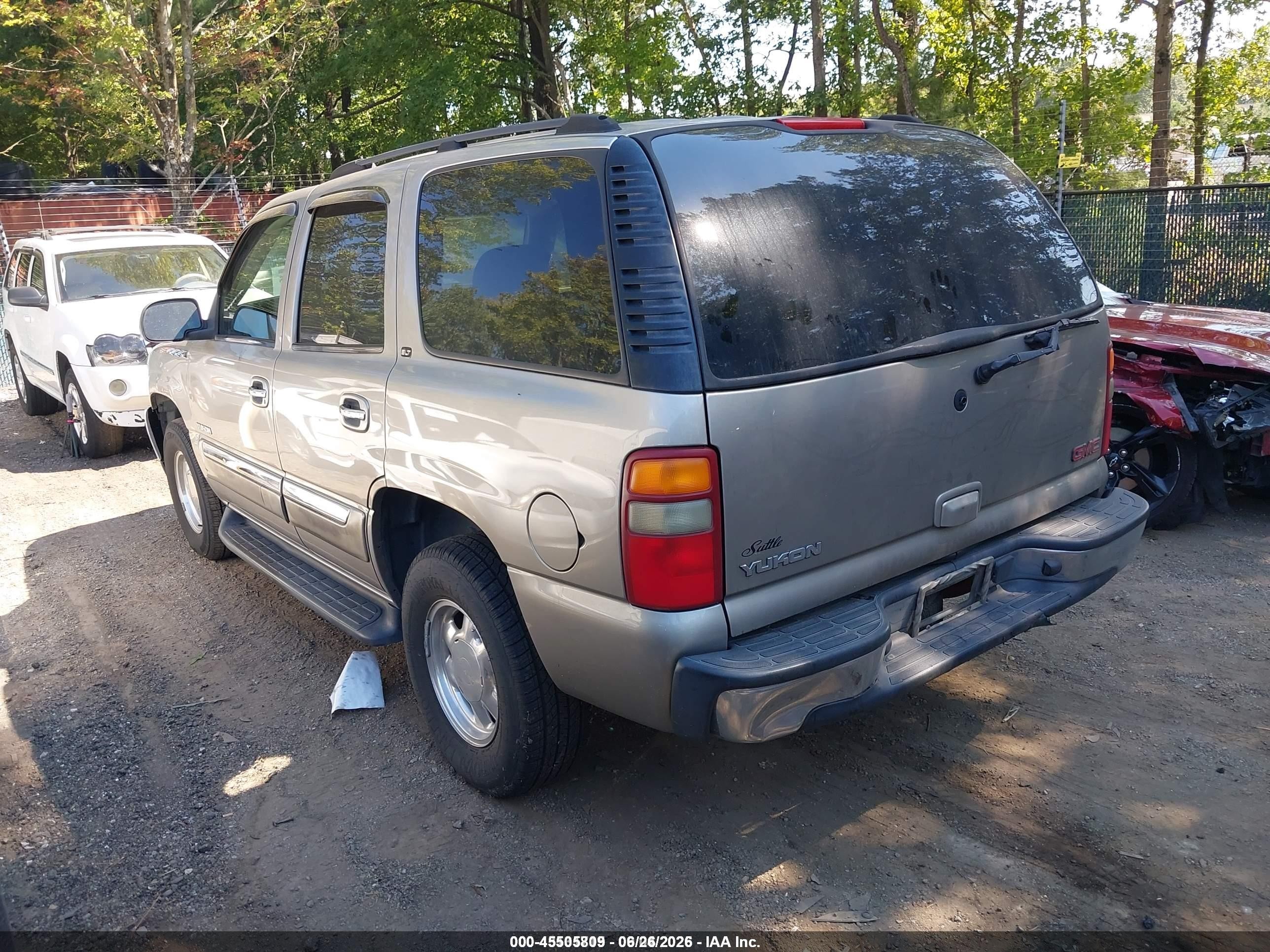 2003 Gmc Yukon Slt Gray vin: 1GKEC13ZX3R178614