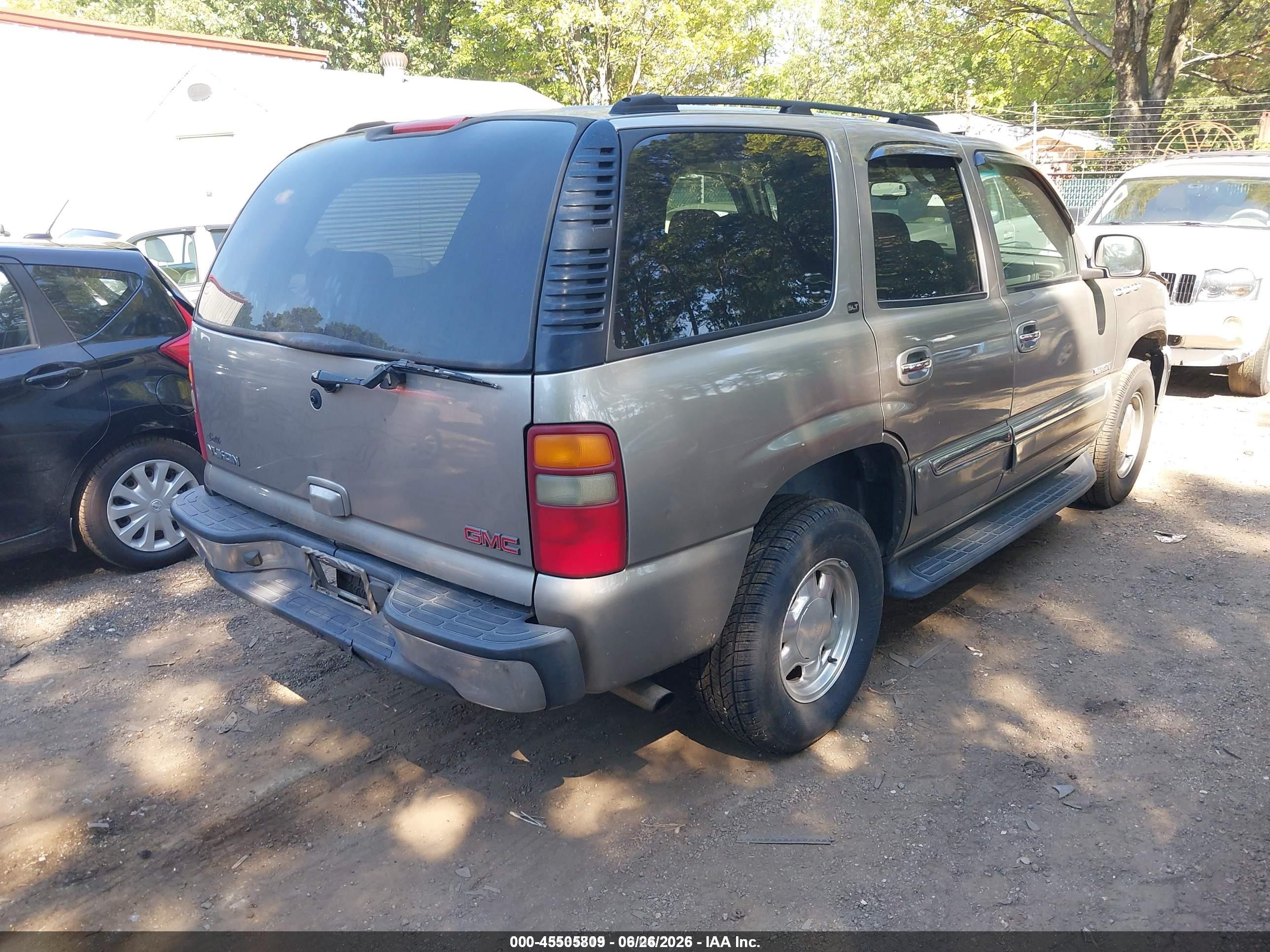 2003 Gmc Yukon Slt Gray vin: 1GKEC13ZX3R178614