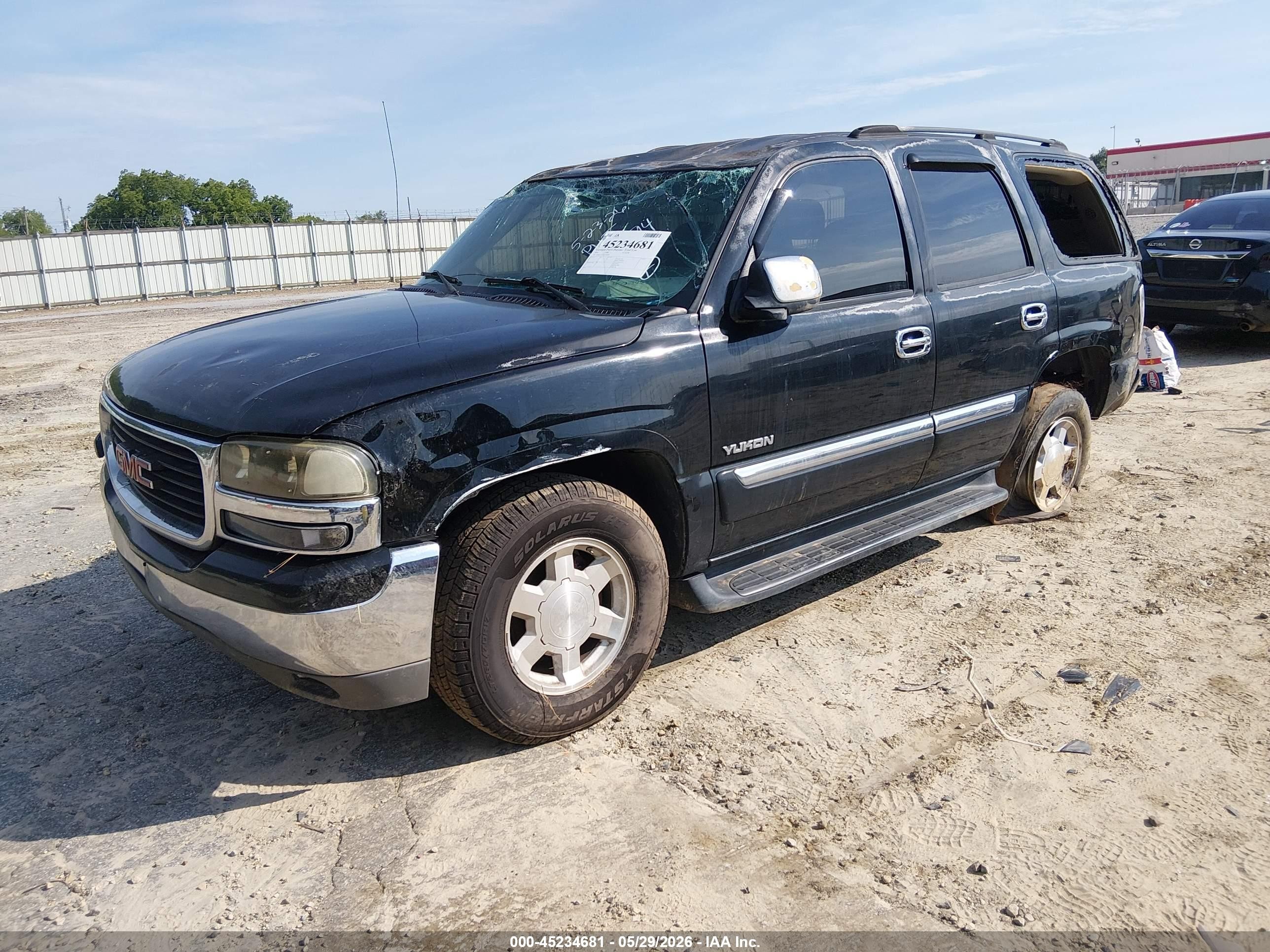 2004 Gmc Yukon Slt Black vin: 1GKEC13ZX4J134094