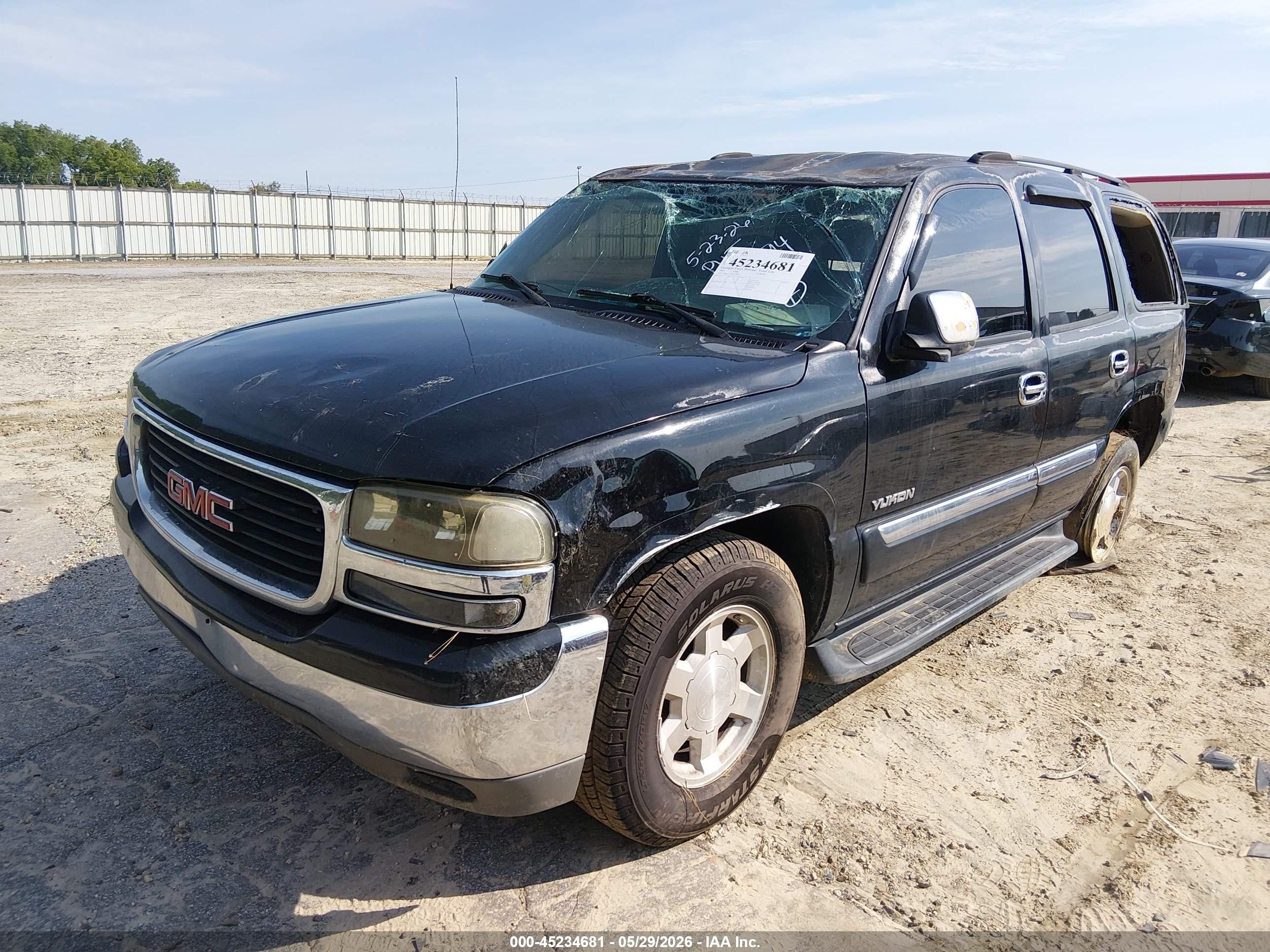 2004 Gmc Yukon Slt Black vin: 1GKEC13ZX4J134094