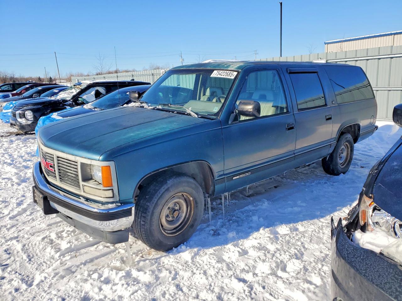1992 Gmc Suburban C1500 Green vin: 1GKEC16K5NJ721755